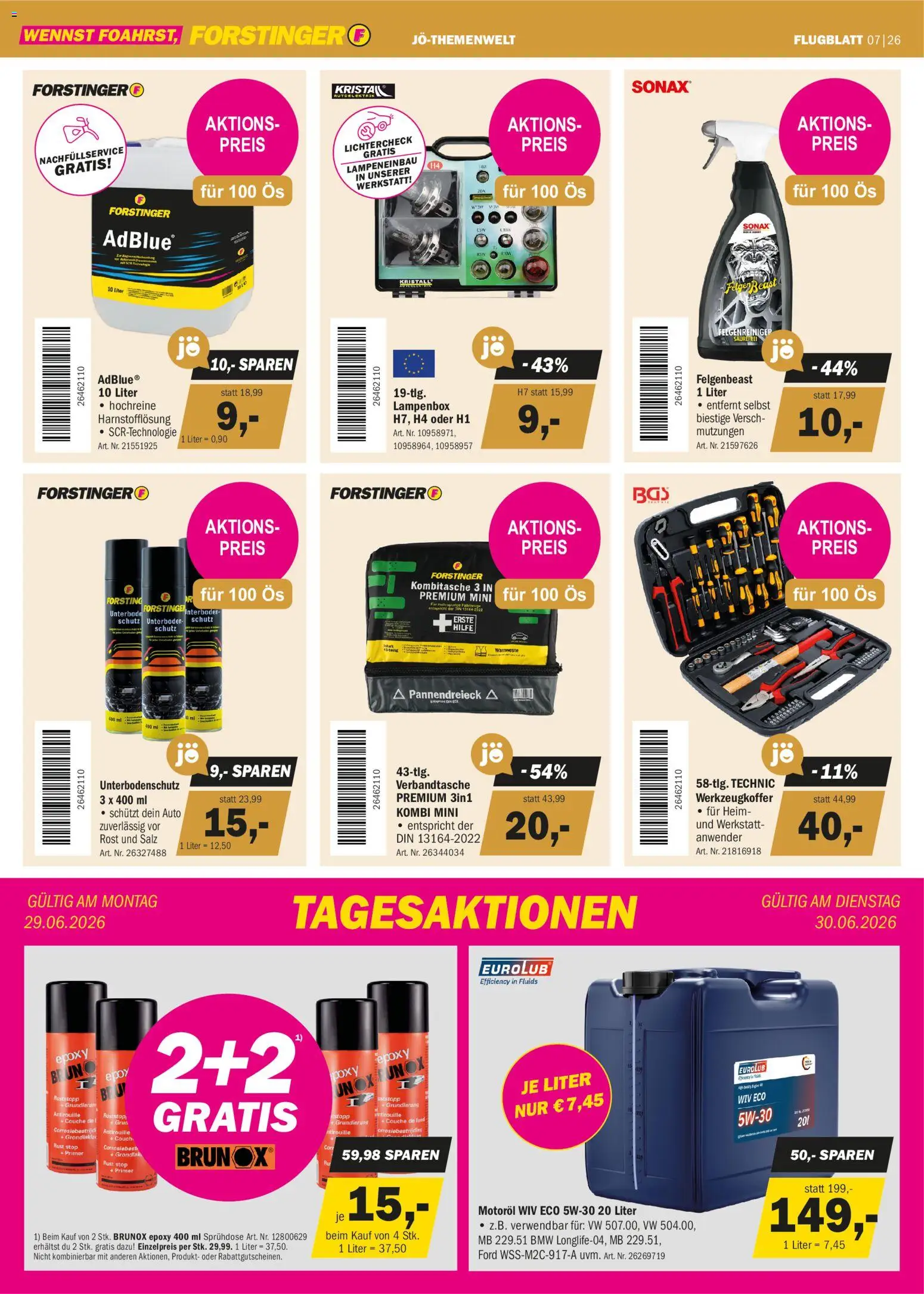 Die besten Angebote | Forstinger Flugblatt ab 24.06.2026 | - Jetzt stöbern! | Österreich