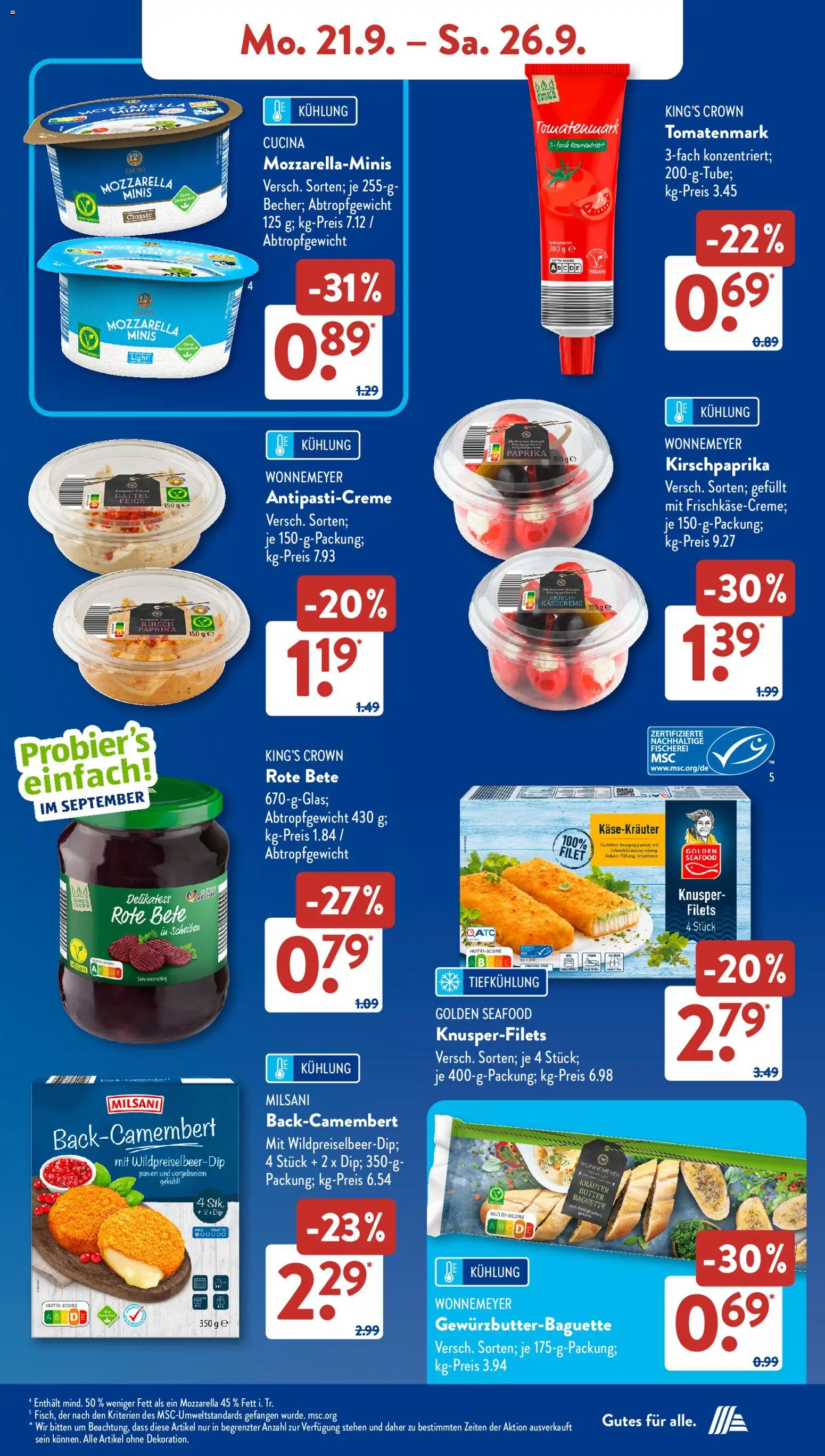 Aldi Süd Prospekt Prospekt in Deutschland