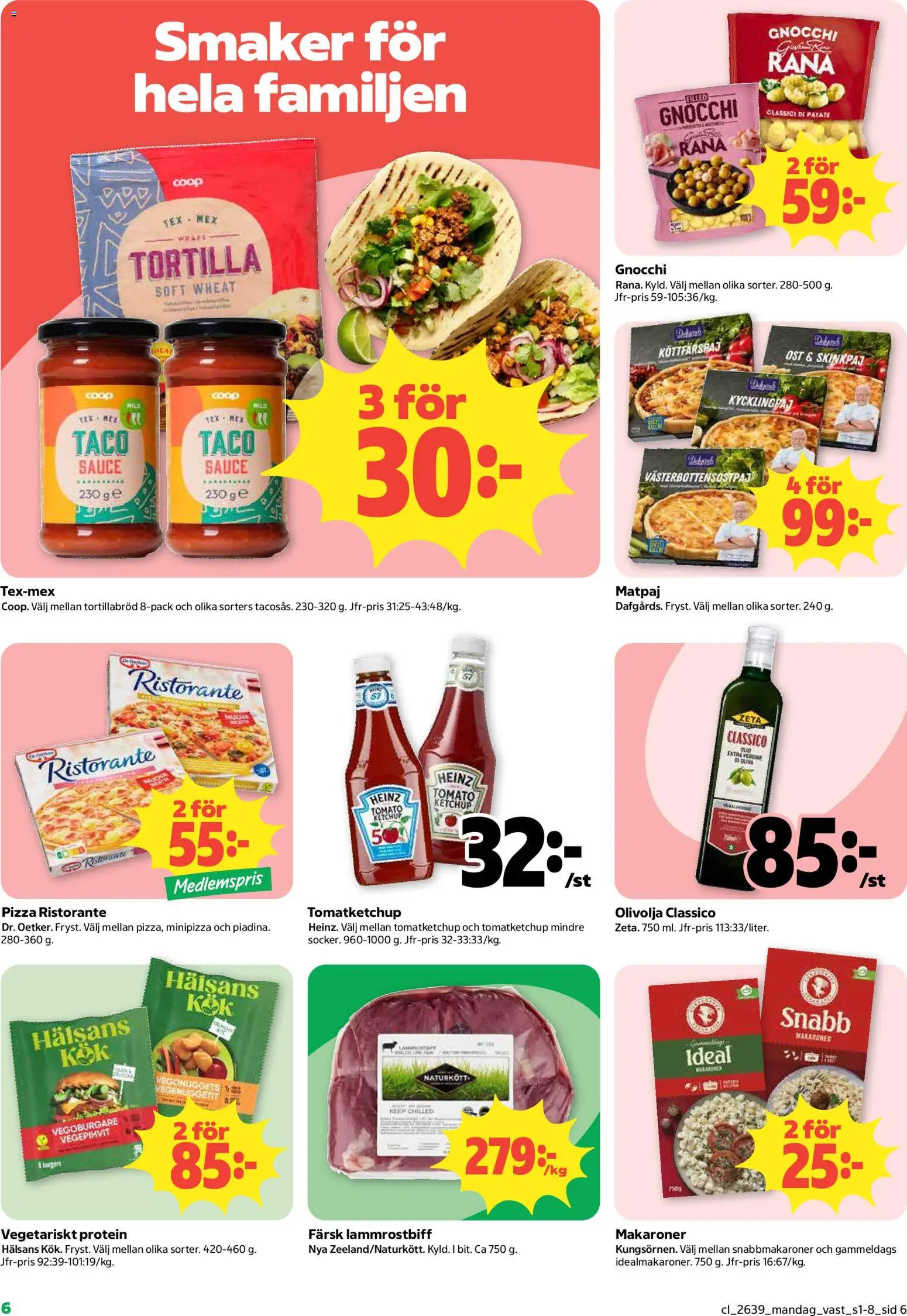 Coop erbjudanden Reklamblad in Sverige