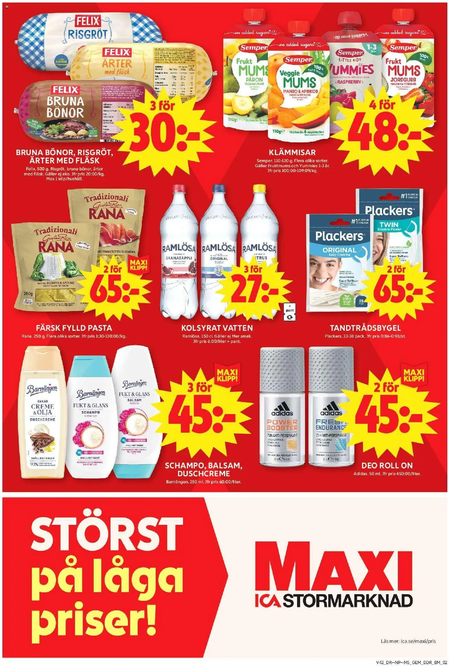 ICA Maxi erbjudanden Reklamblad in Sverige