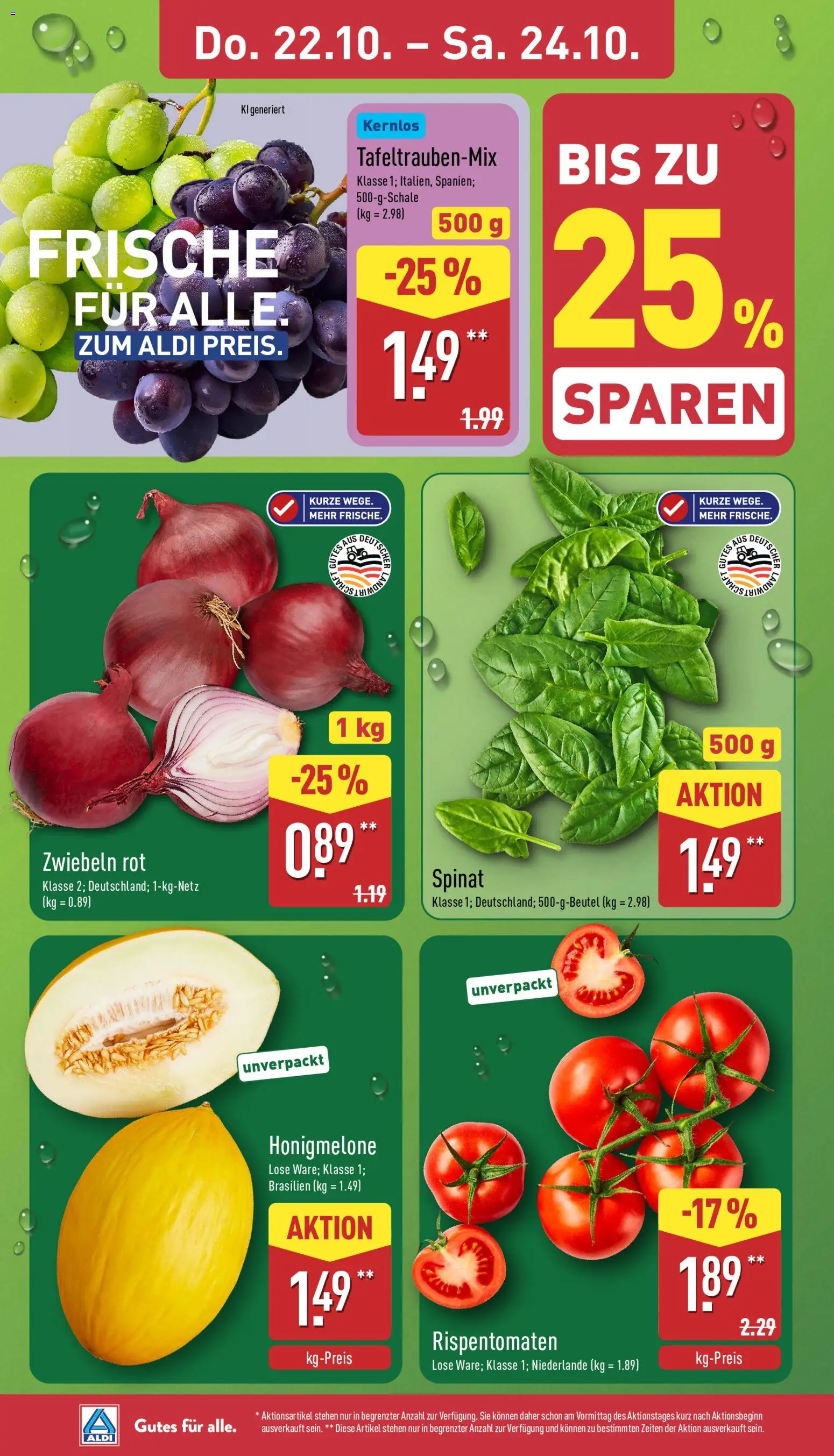 Aldi Prospekt Prospekt in Deutschland