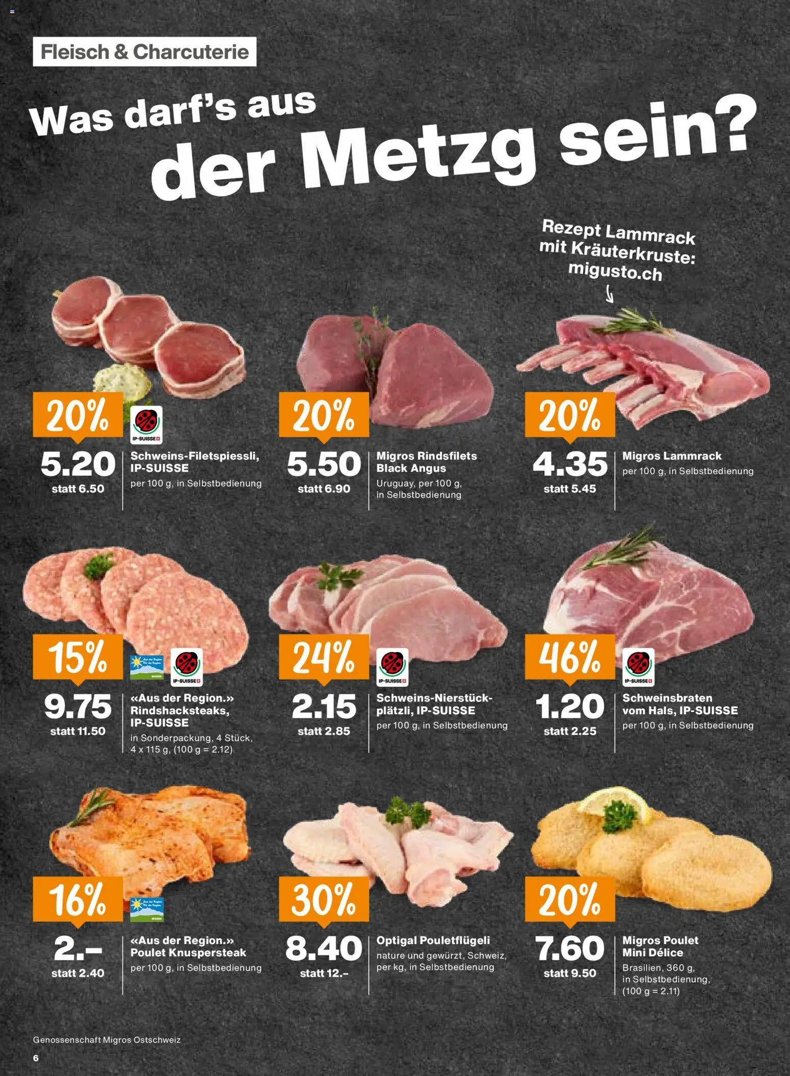 Migros aktionen Prospekt in Schweiz