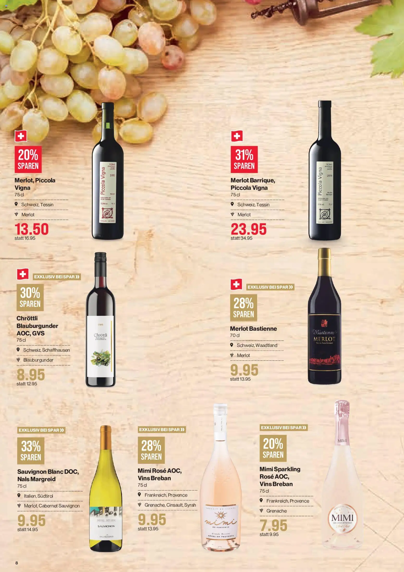 SPAR aktionen Prospekt in Schweiz