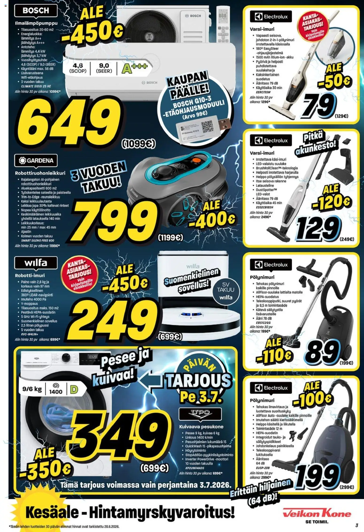 🛍️ Veikon Kone tarjoukset alkaen 29/06/2026 » Katso huipputarjoukset ja säästä jo tänään! 💰 | Suomi