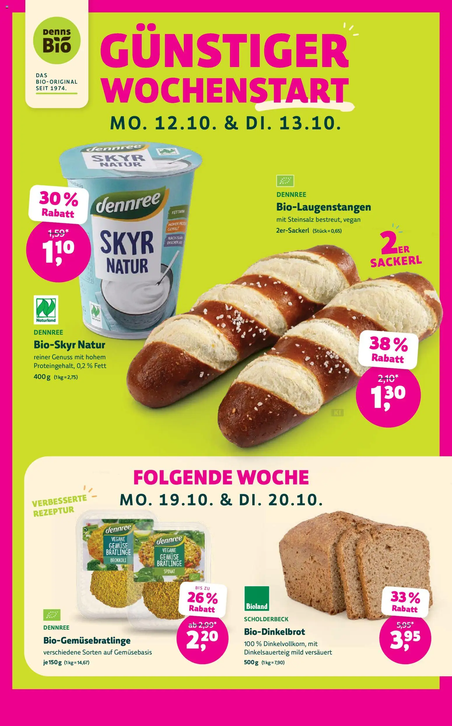 Denns BioMarkt Angebote Flugblatt in Österreich