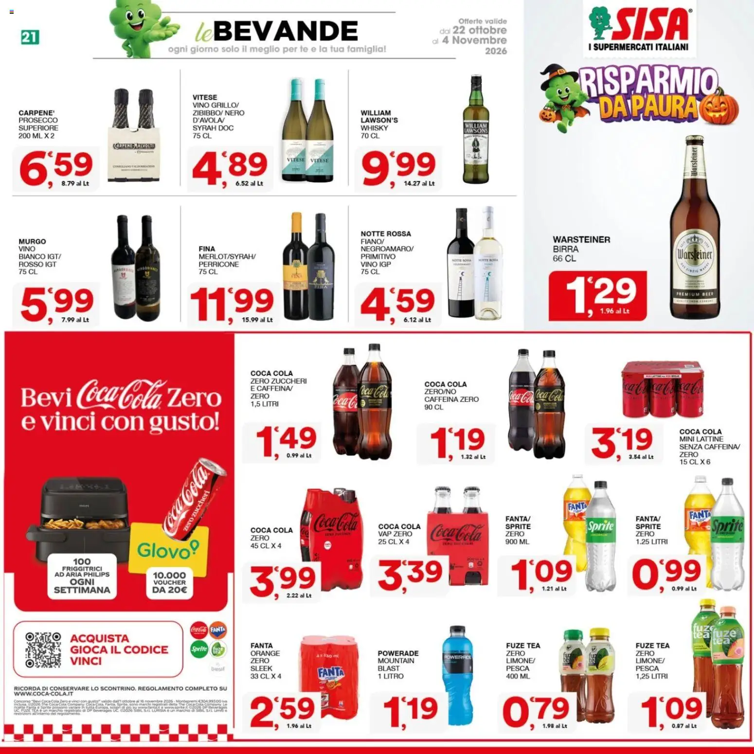 SISA volantino Volantino in Italy