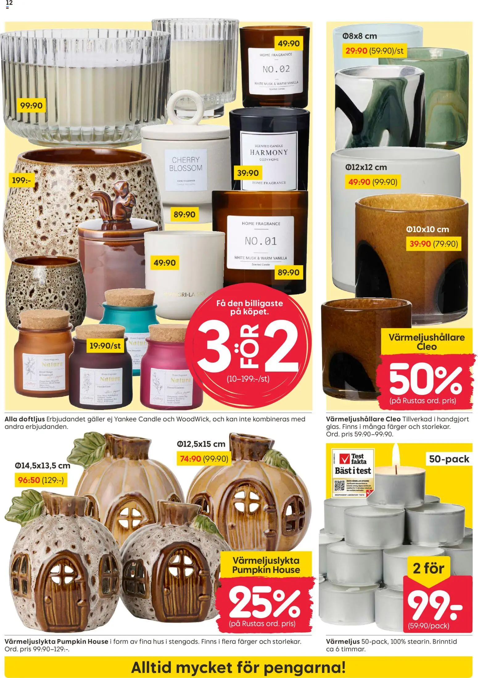Rusta erbjudanden Reklamblad in Sverige