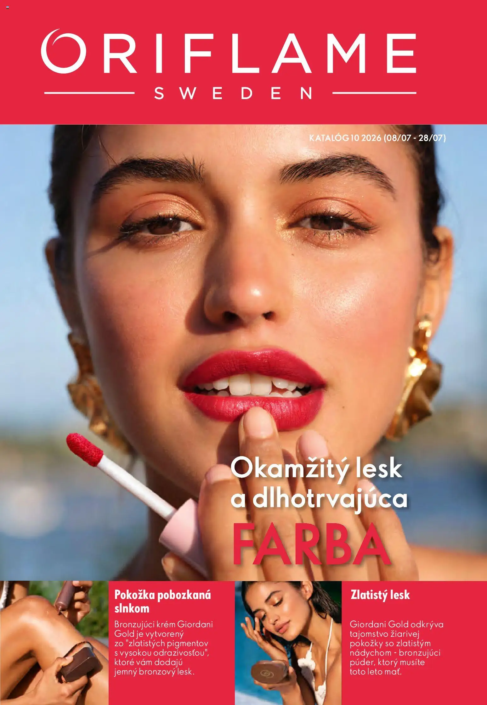 Oriflame katalóg 10 2026 od 08.07.2026 » Pozrite si limitované zľavy a ušetrite ešte dnes! | Slovensko