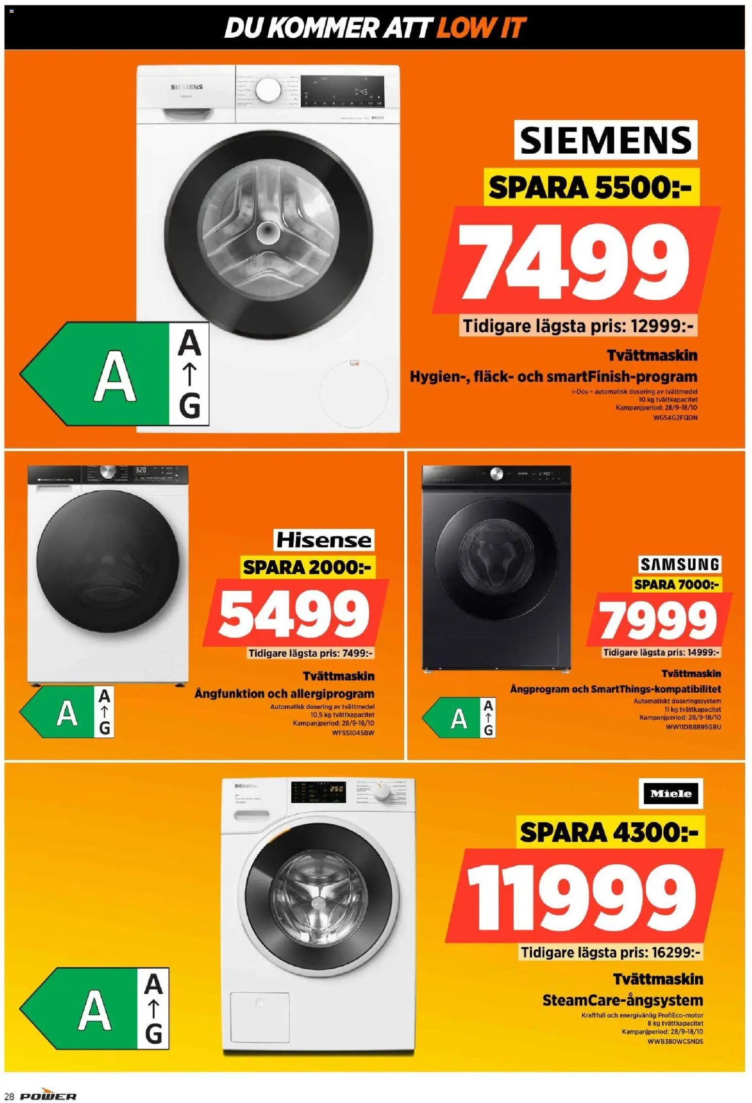 Power erbjudanden Reklamblad in Sverige