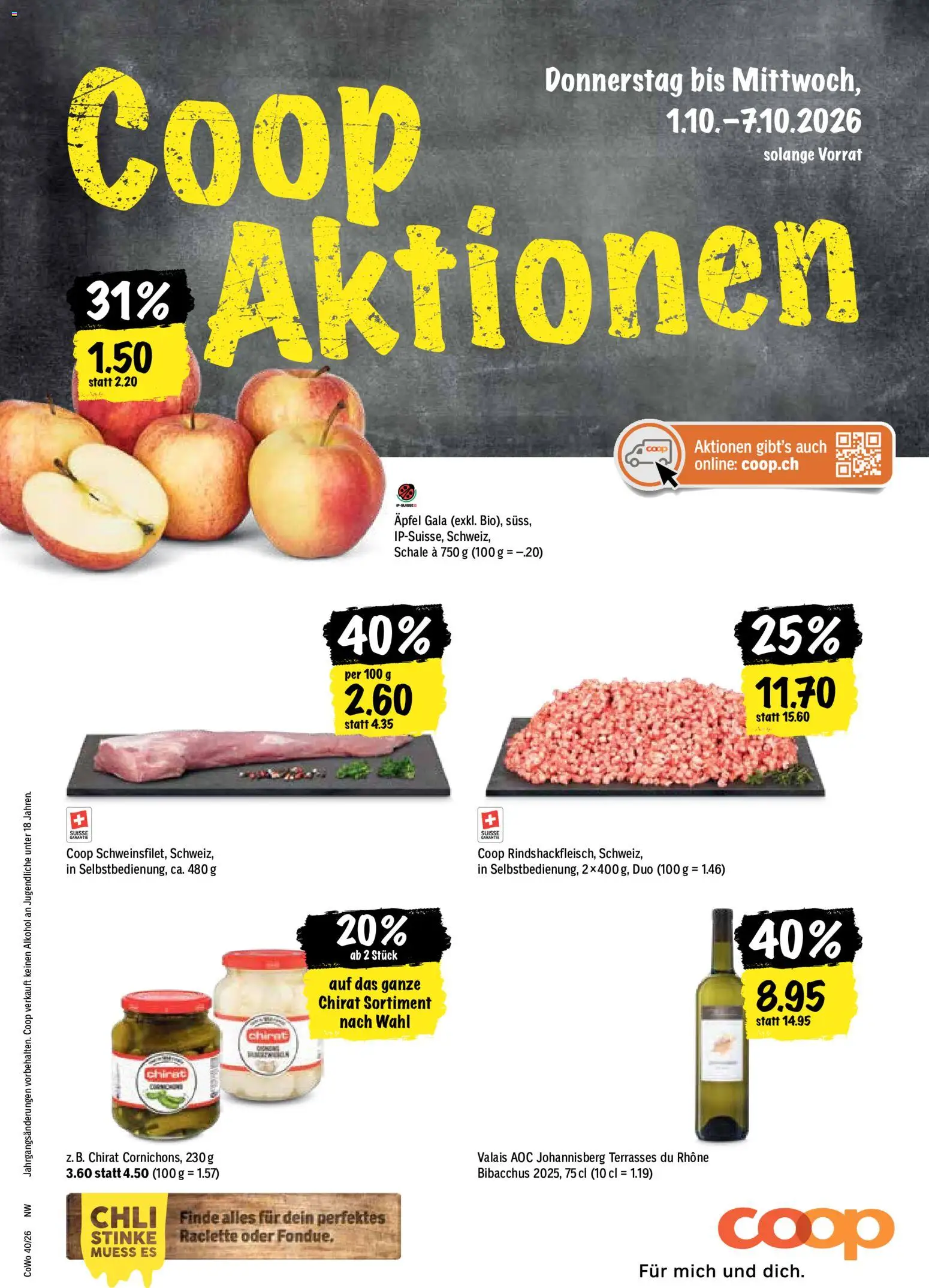 Coop aktionen Prospekt in Schweiz