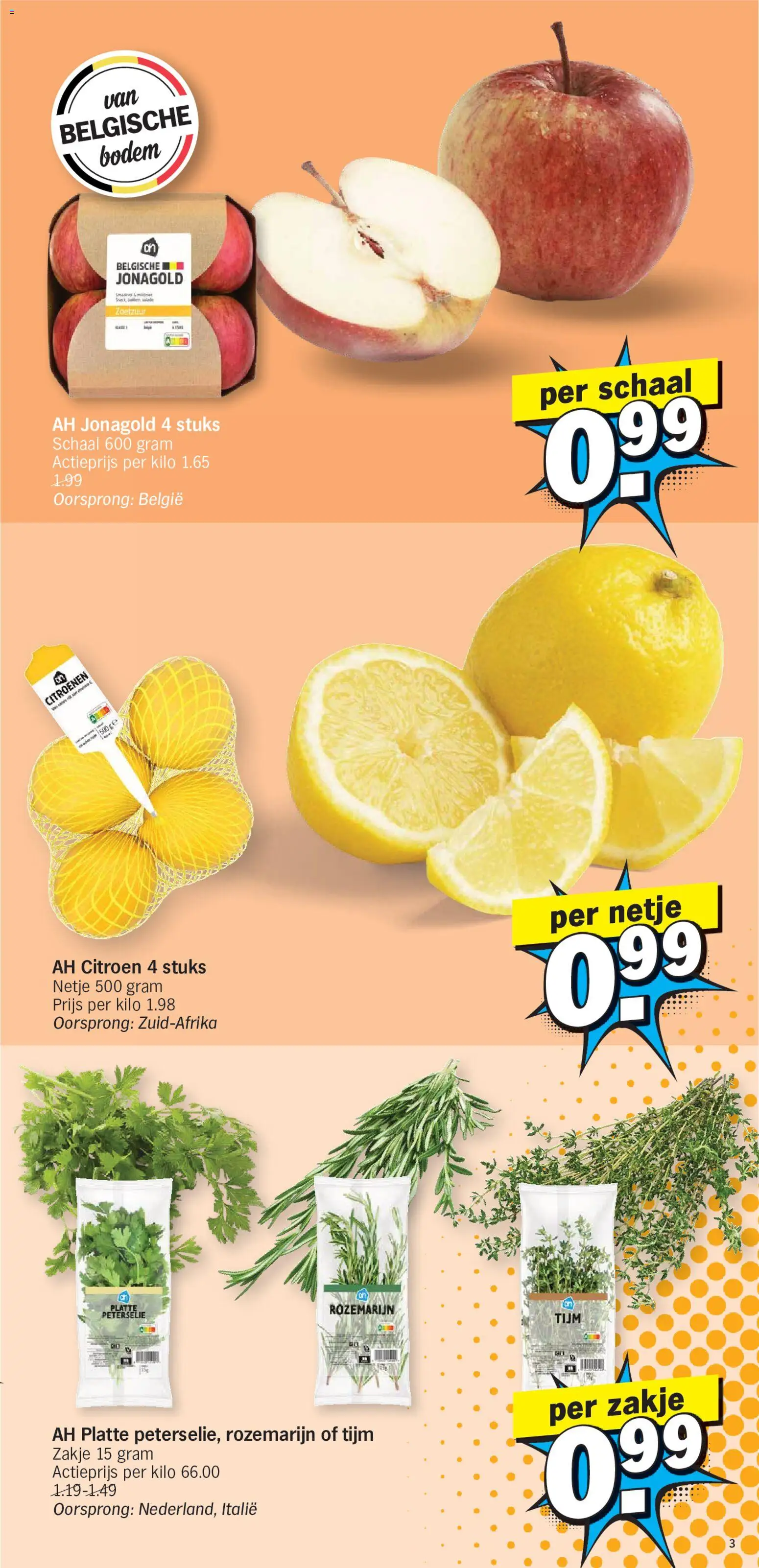 Albert Heijn Folder week / de la semaine 38 Folder in België