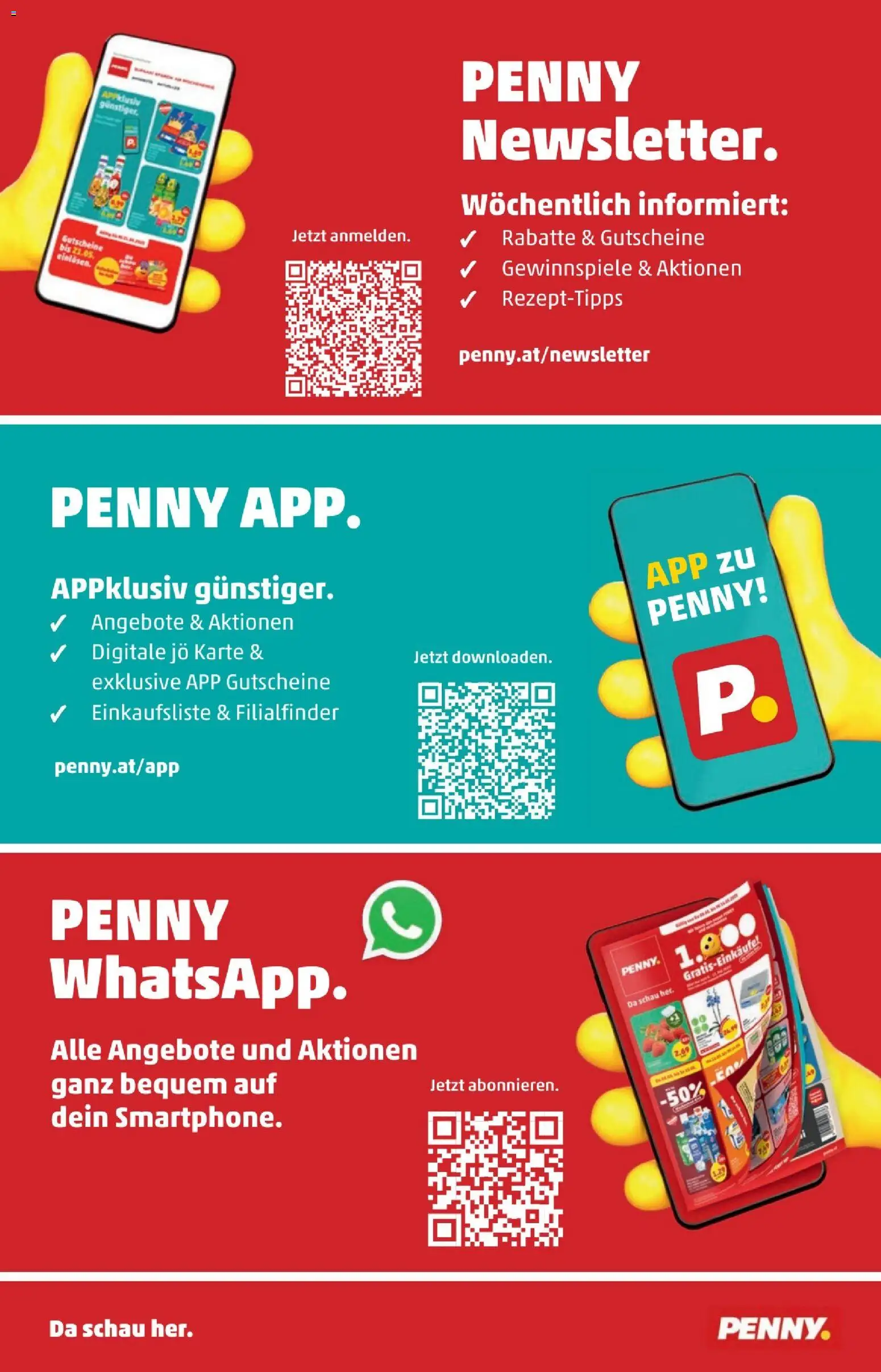 Penny Markt Flugblatt Flugblatt in Österreich