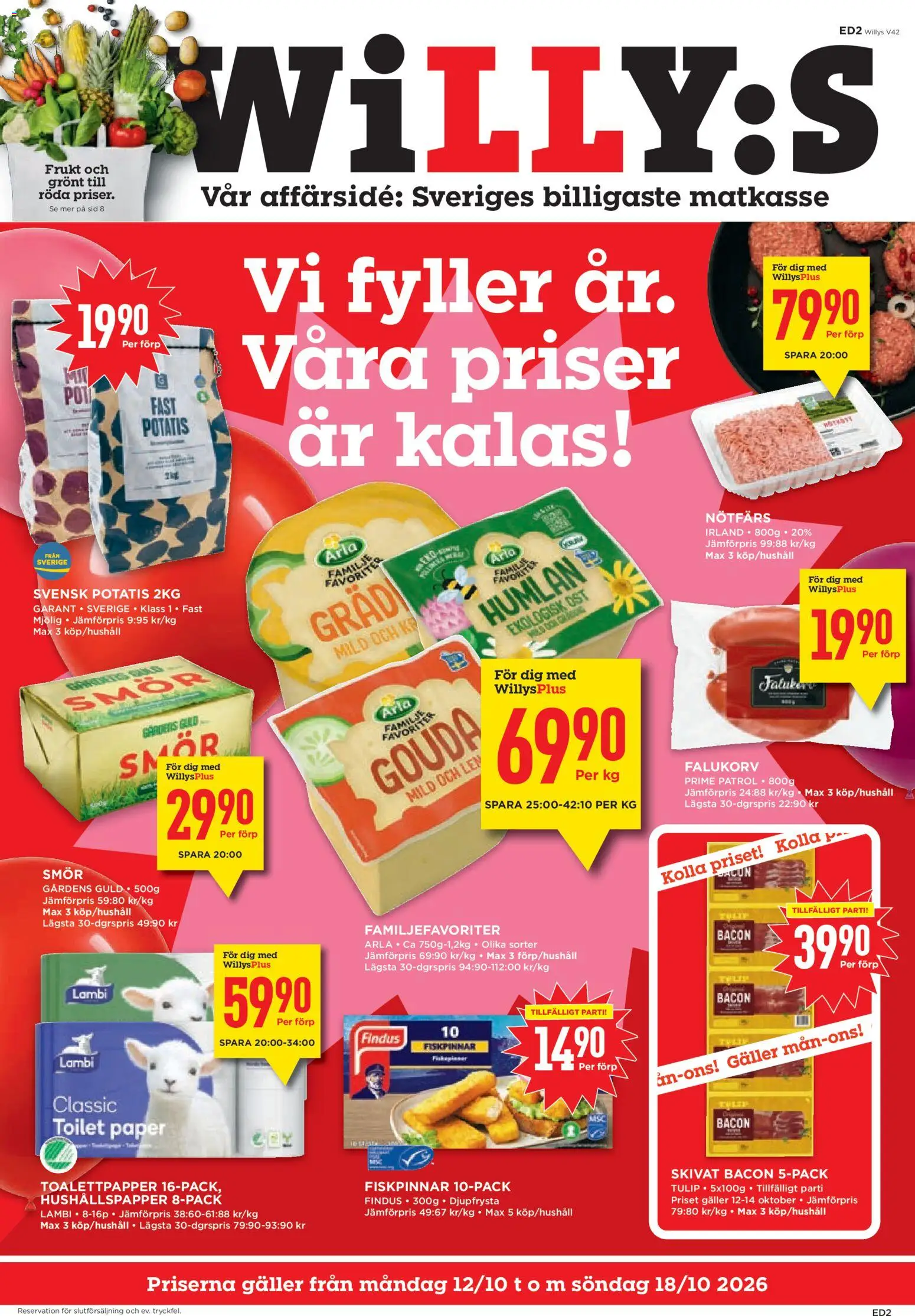 Willys erbjudanden Reklamblad in Sverige