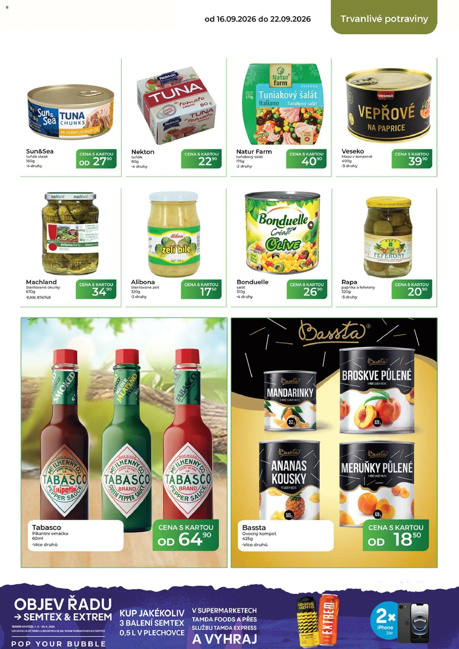 Tamda Foods leták Leták in Česko