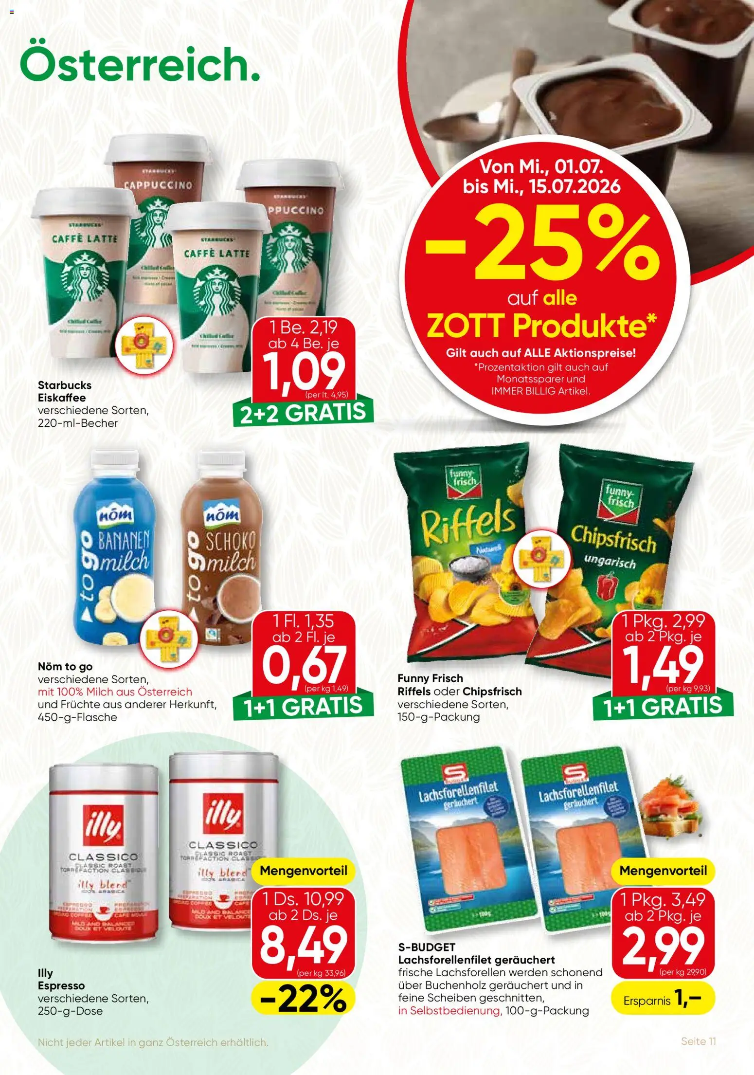 Die besten Angebote | SPAR Gourmet Flugblatt ab 01.07.2026 | - Jetzt stöbern! | Österreich