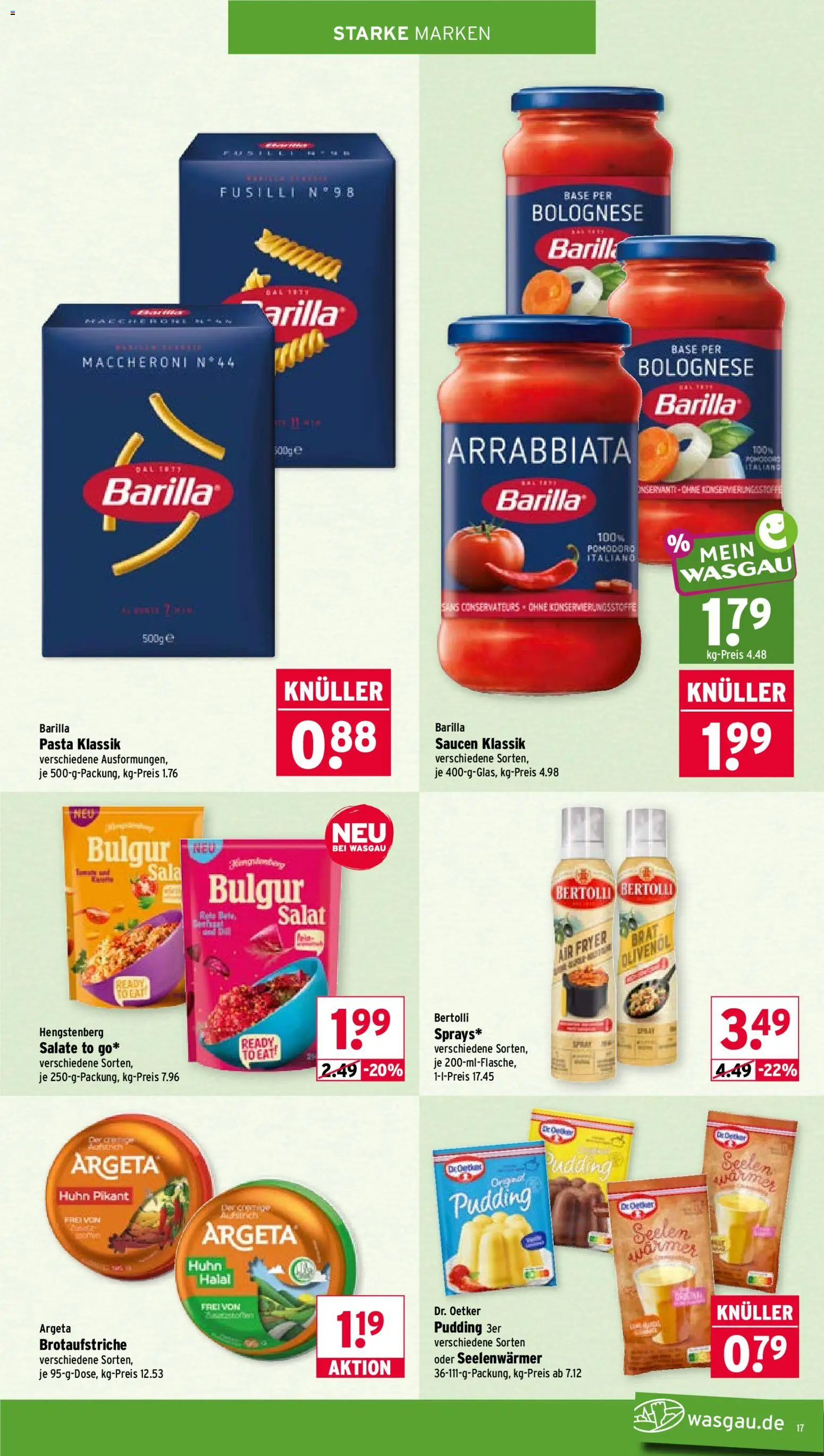 Wasgau Prospekt Prospekt in Deutschland