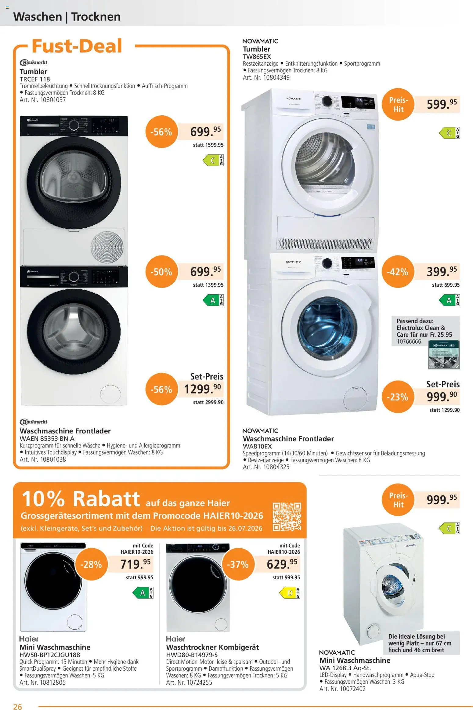 🛍️ Fust aktionen ab 22.06.2026 » Entdecken Sie exklusive Rabatte und sparen Sie noch heute! 💰 | Schweiz