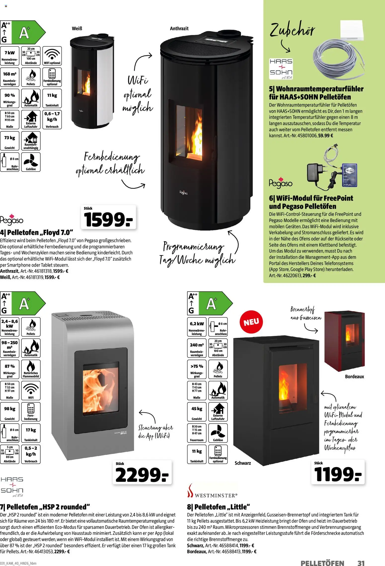 Hagebau Kaminofen & Zubehör Prospekt in Deutschland