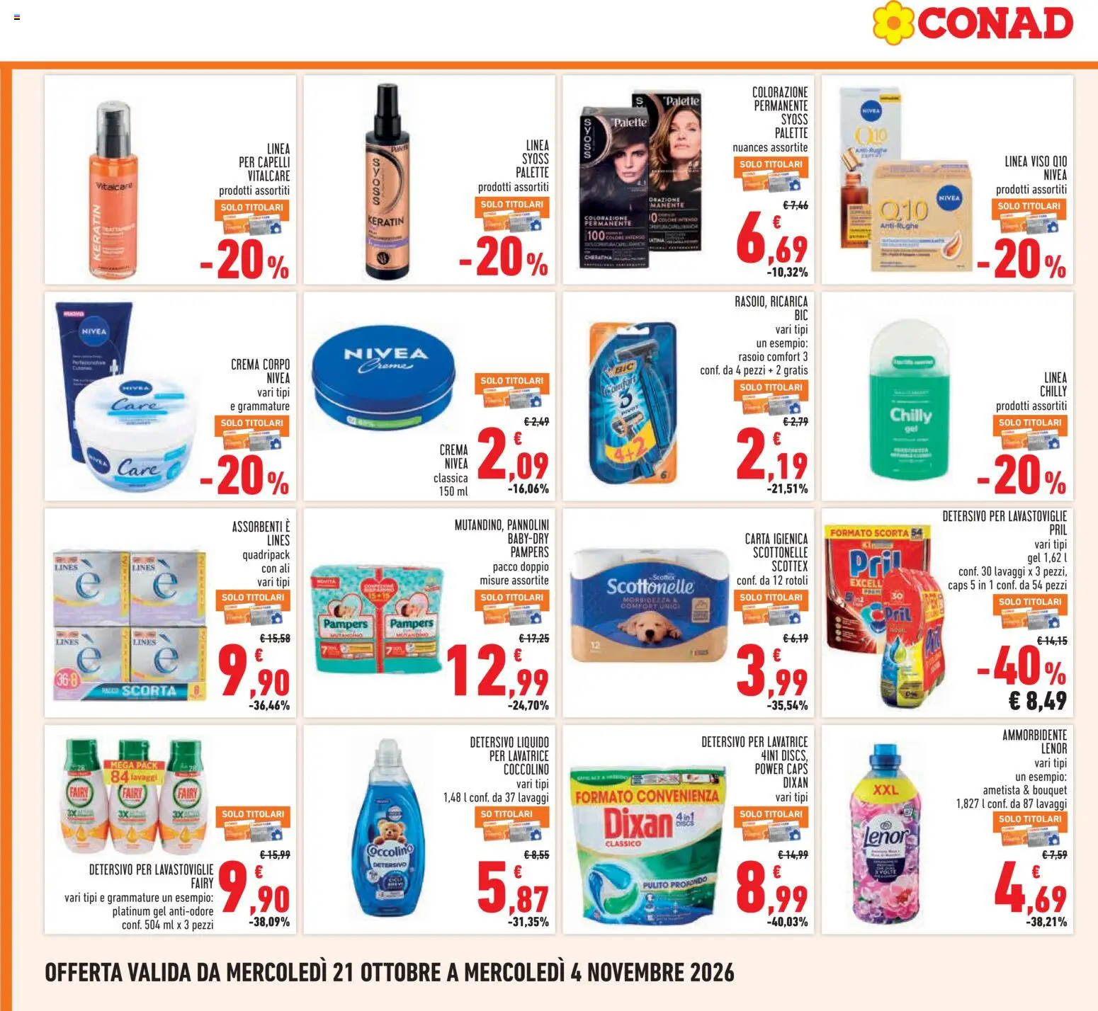 Conad volantino Volantino in Italy