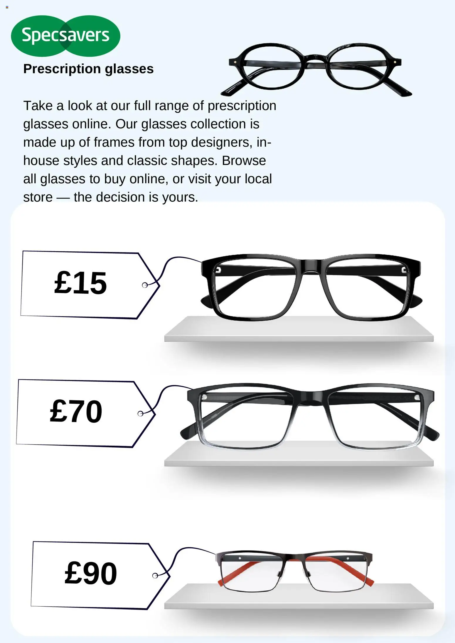 Specsavers  - Offers Leaflet in United Kingdom