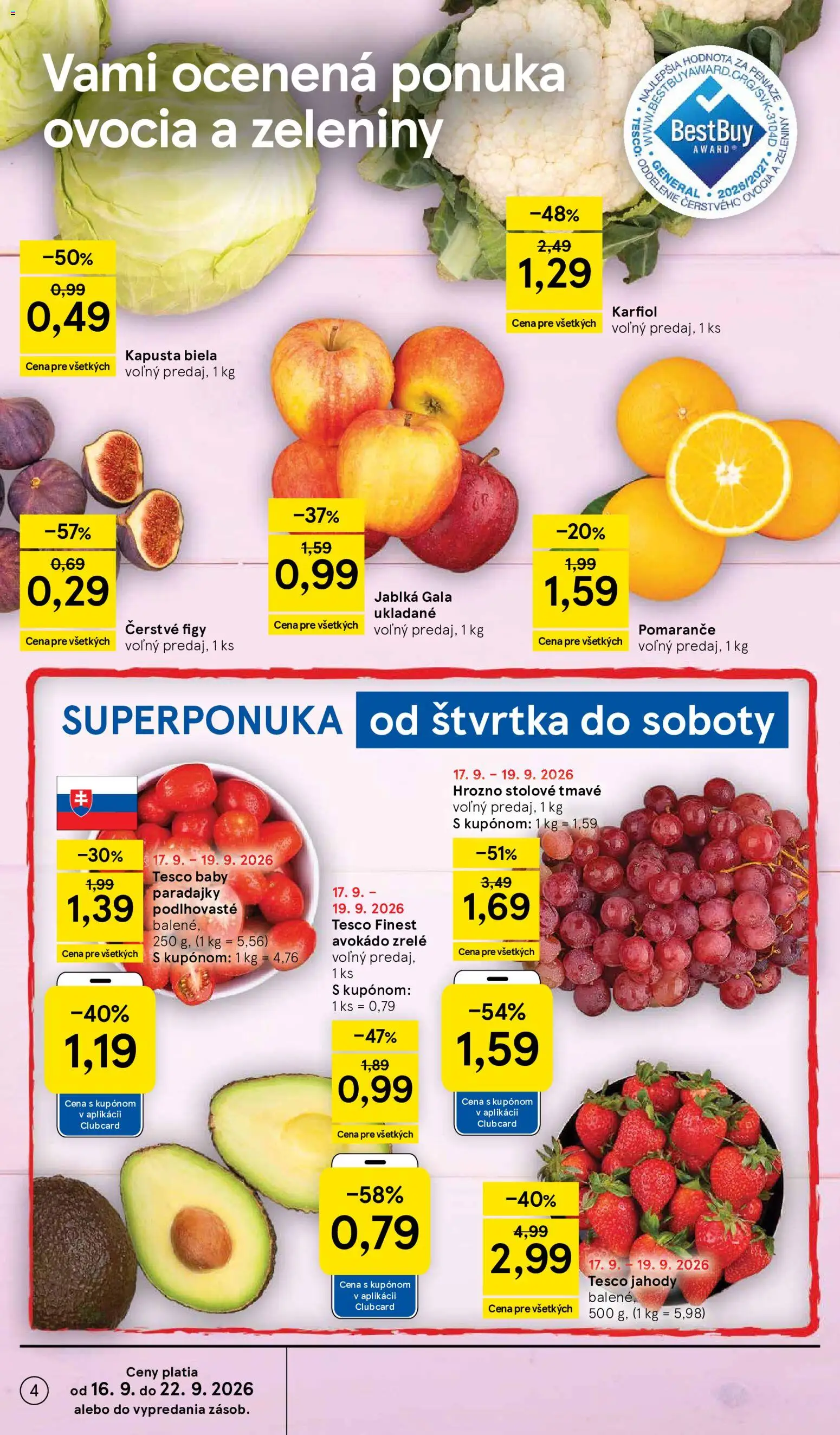 Tesco Hypermarket - leták Leták in Slovensko