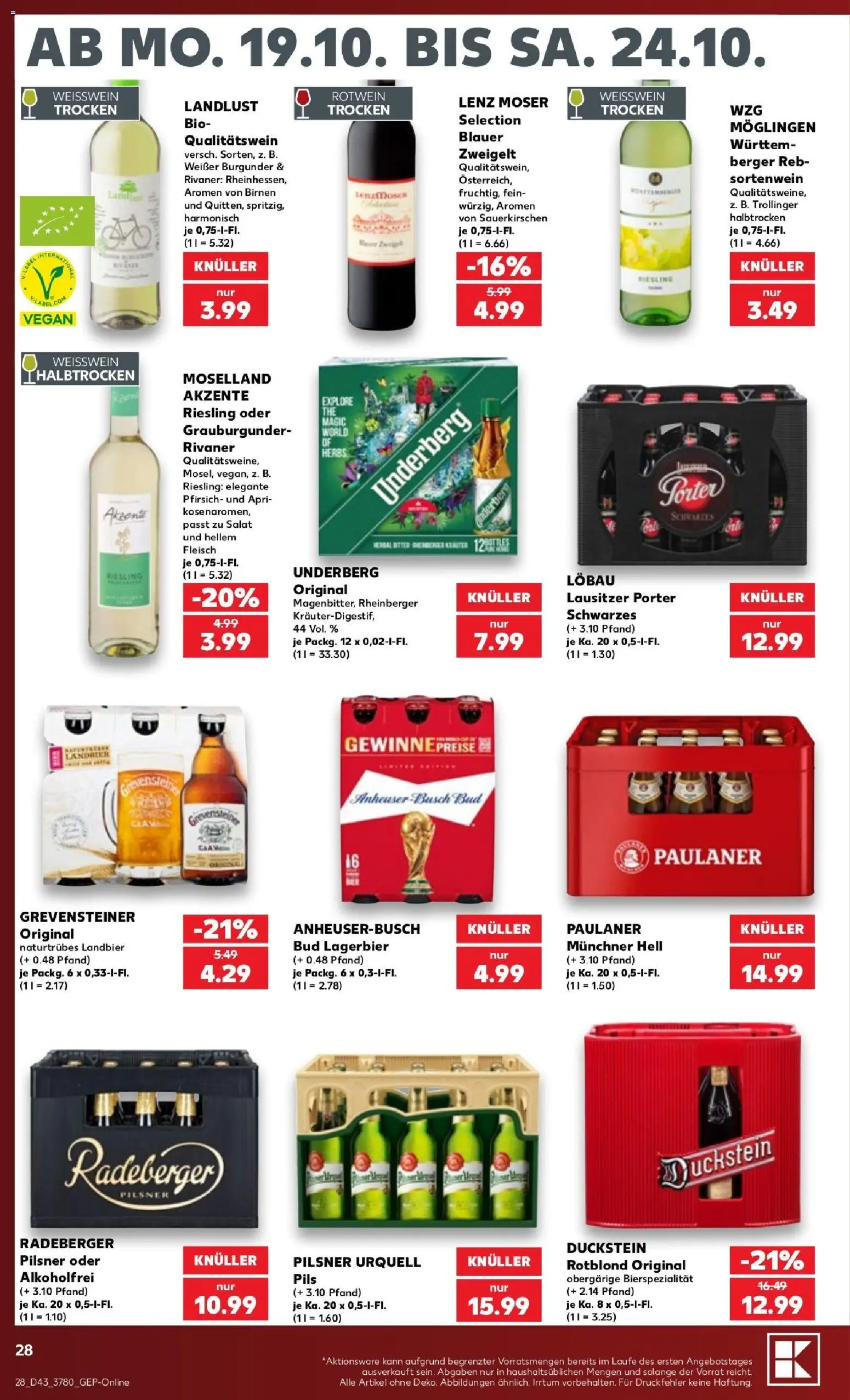 Kaufland Prospekt Prospekt in Deutschland