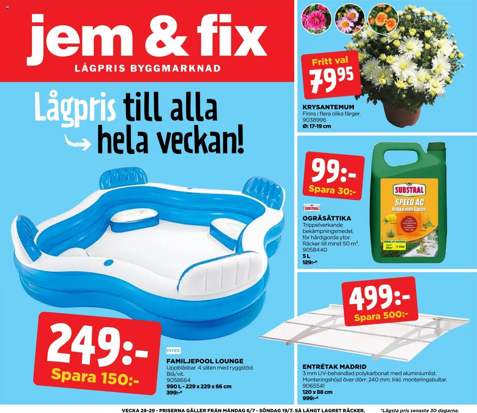 Nuvarande Jem & Fix erbjudanden från 📣 06/07/2026 - 19/07/2026 📣 | Sverige