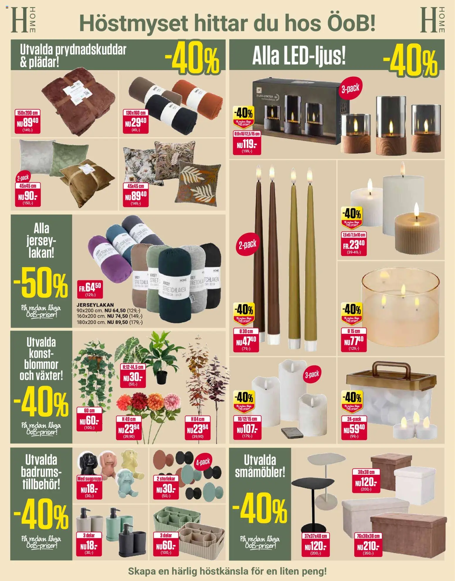 ÖoB erbjudanden Reklamblad in Sverige