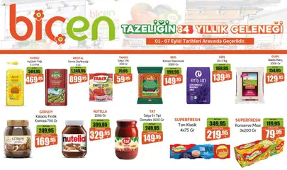 Biçen Market Katalog Aktüel Broşür ve Katalogları