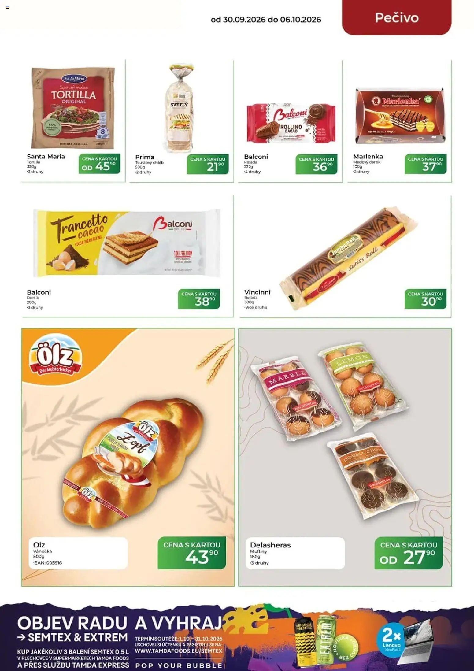 Tamda Foods leták Leták in Česko