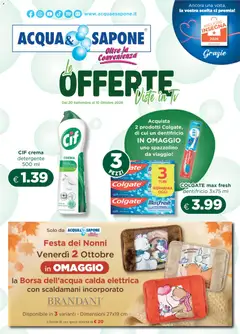 Acqua e Sapone Acqua e Sapone volantino