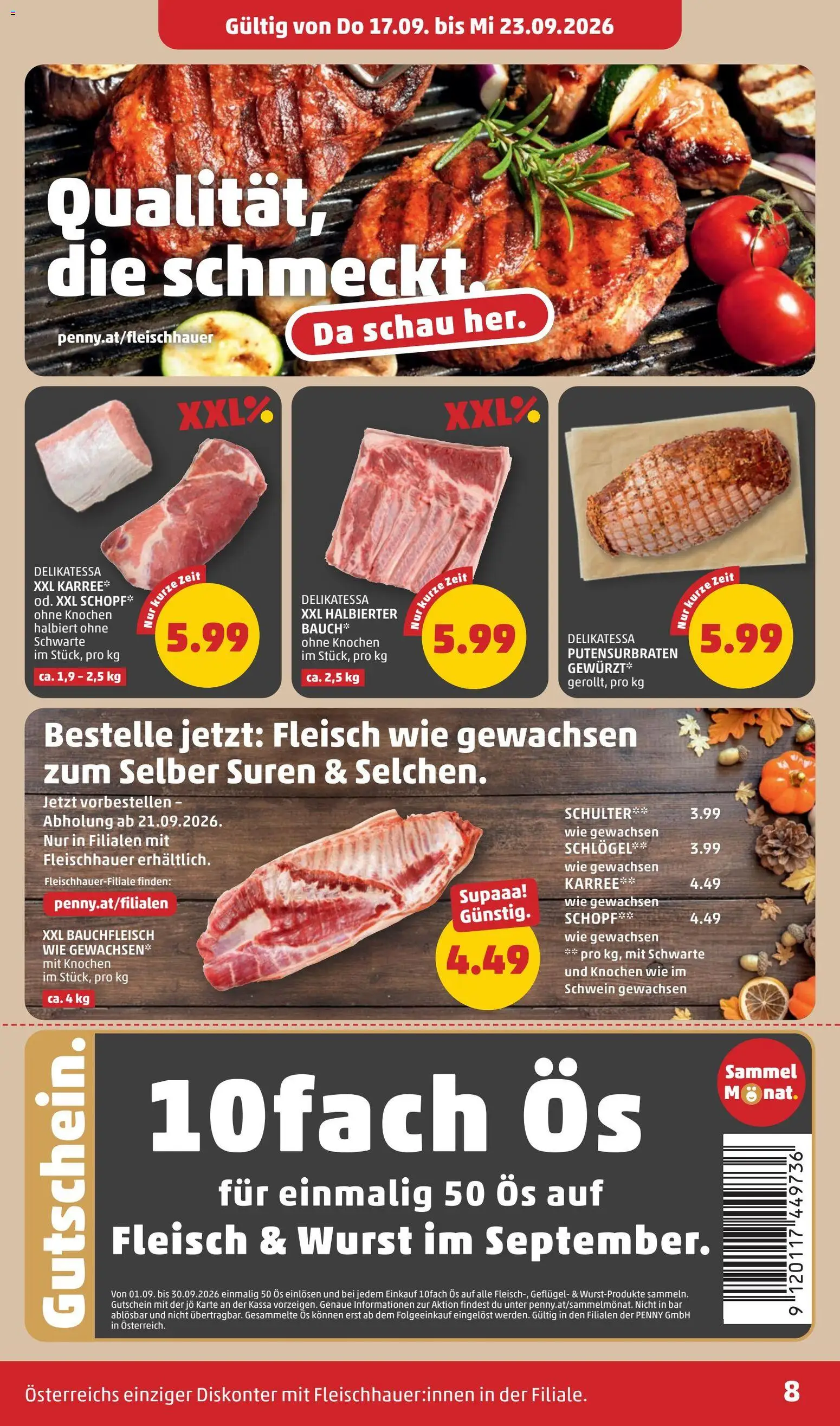 Penny Markt - Flugblatt Flugblatt in Österreich