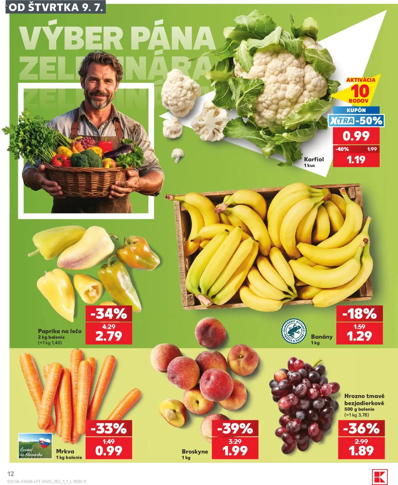 Leták KAUFLAND od štvrtka ( 09.07.2026 online ) --> prelistovať teraz | Slovensko