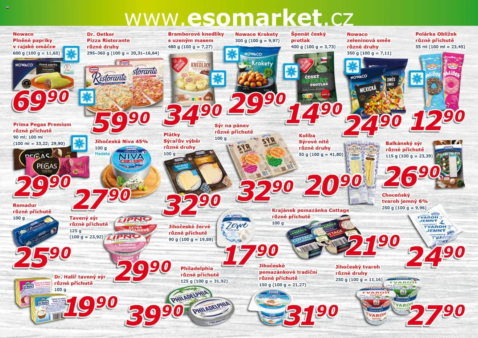 Eso market leták Leták in Česko