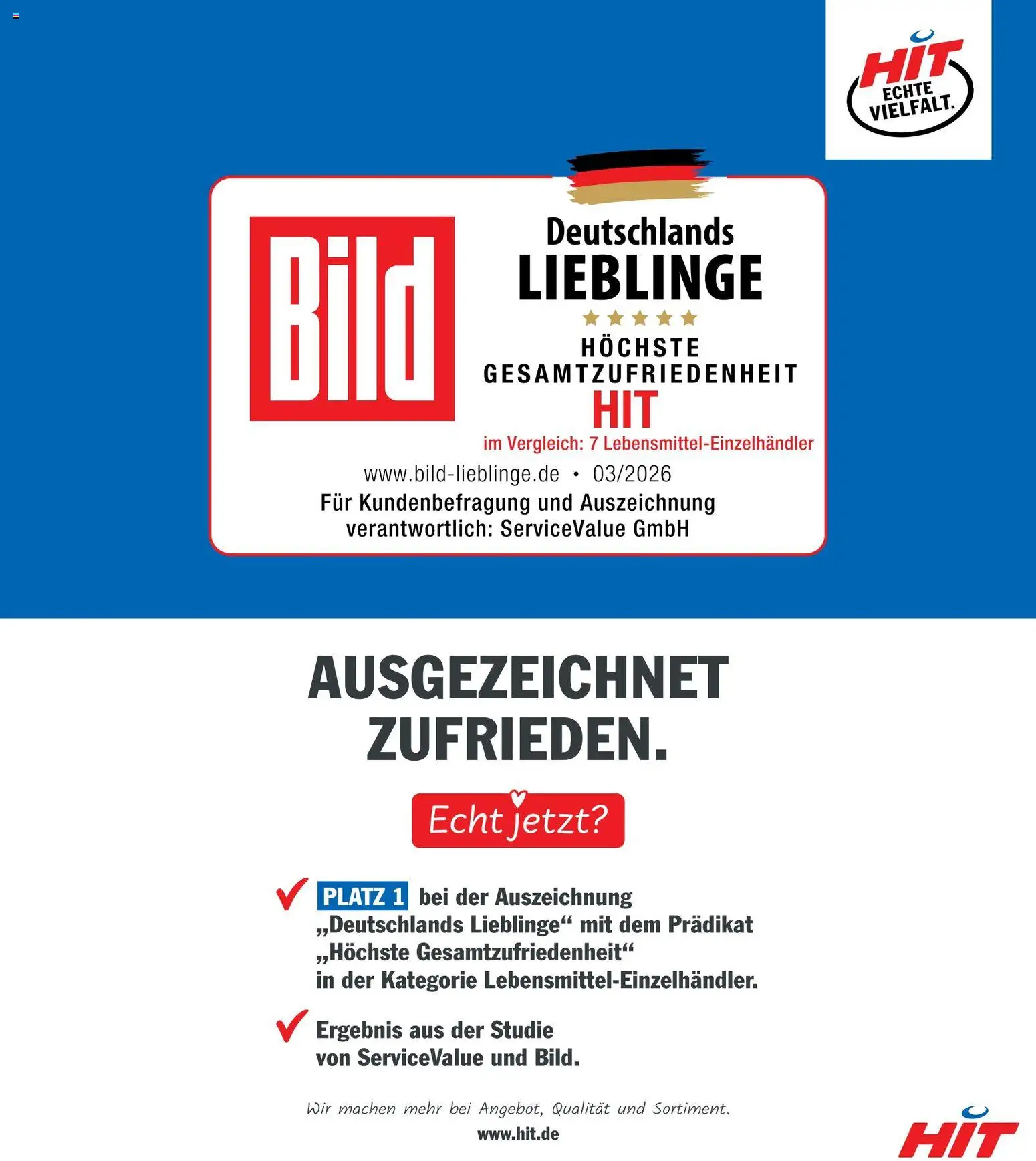 HIT Prospekt Prospekt in Deutschland