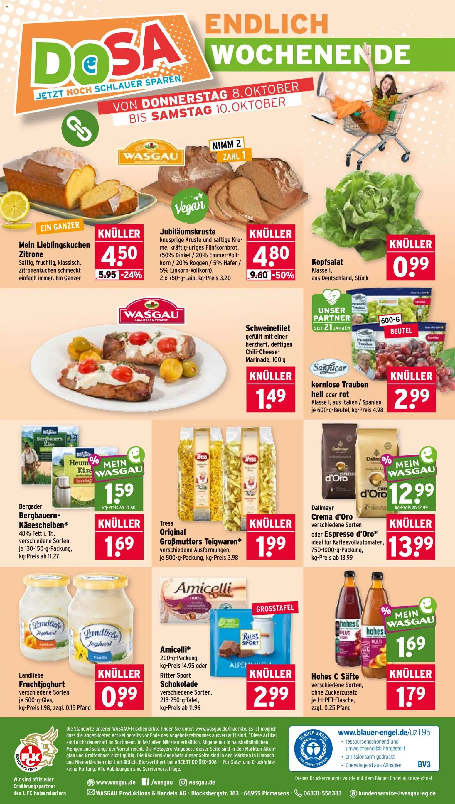 Wasgau Prospekt Prospekt in Deutschland