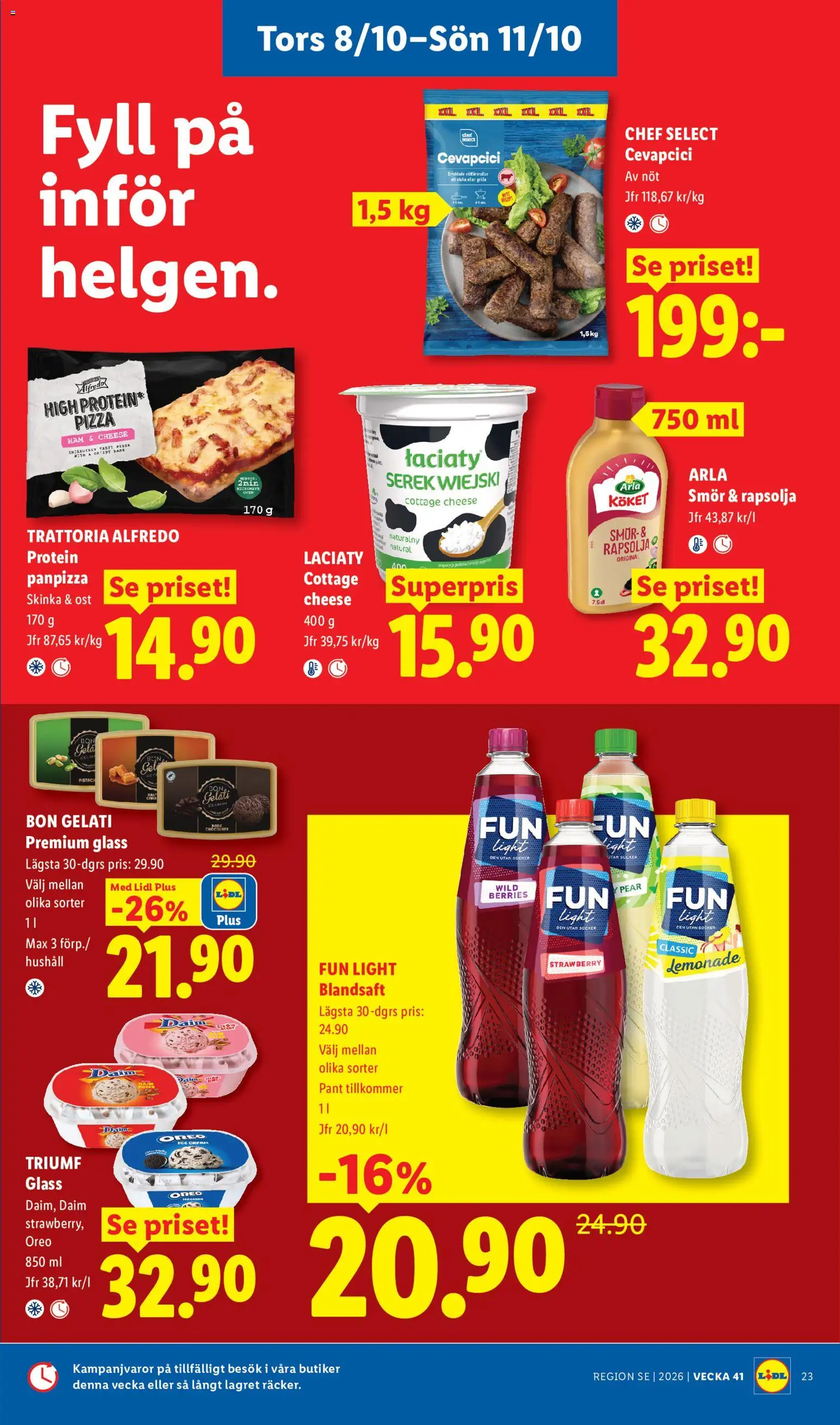 Lidl erbjudanden Reklamblad in Sverige