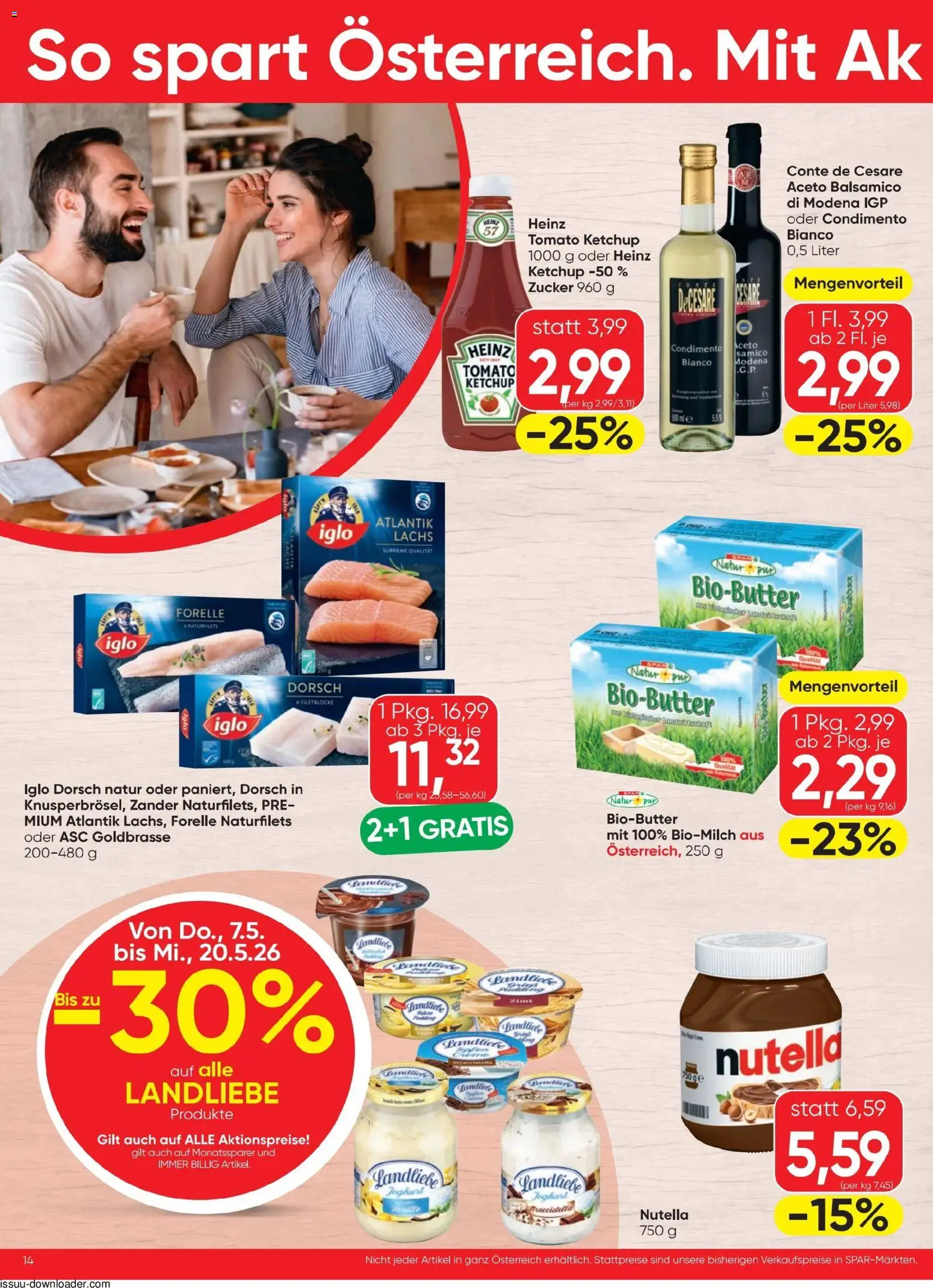 Jetzt sparen im Spar - Flugblatt 07.05.2026! Entdecken Sie die unschlagbaren Angebote | Österreich
