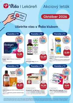 Vaša lekáreň Vaša lekáreň leták