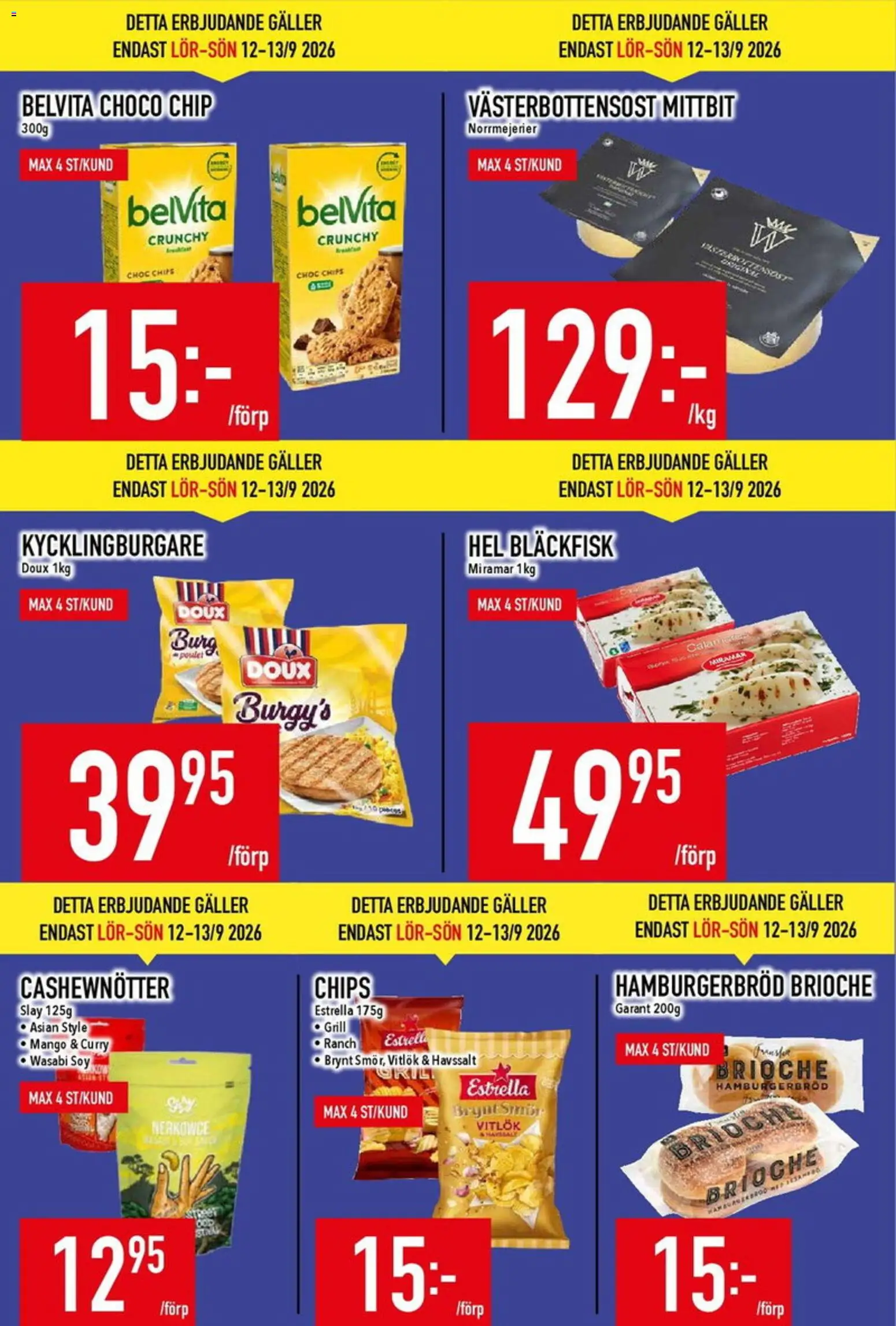 Matdax erbjudanden Reklamblad in Sverige