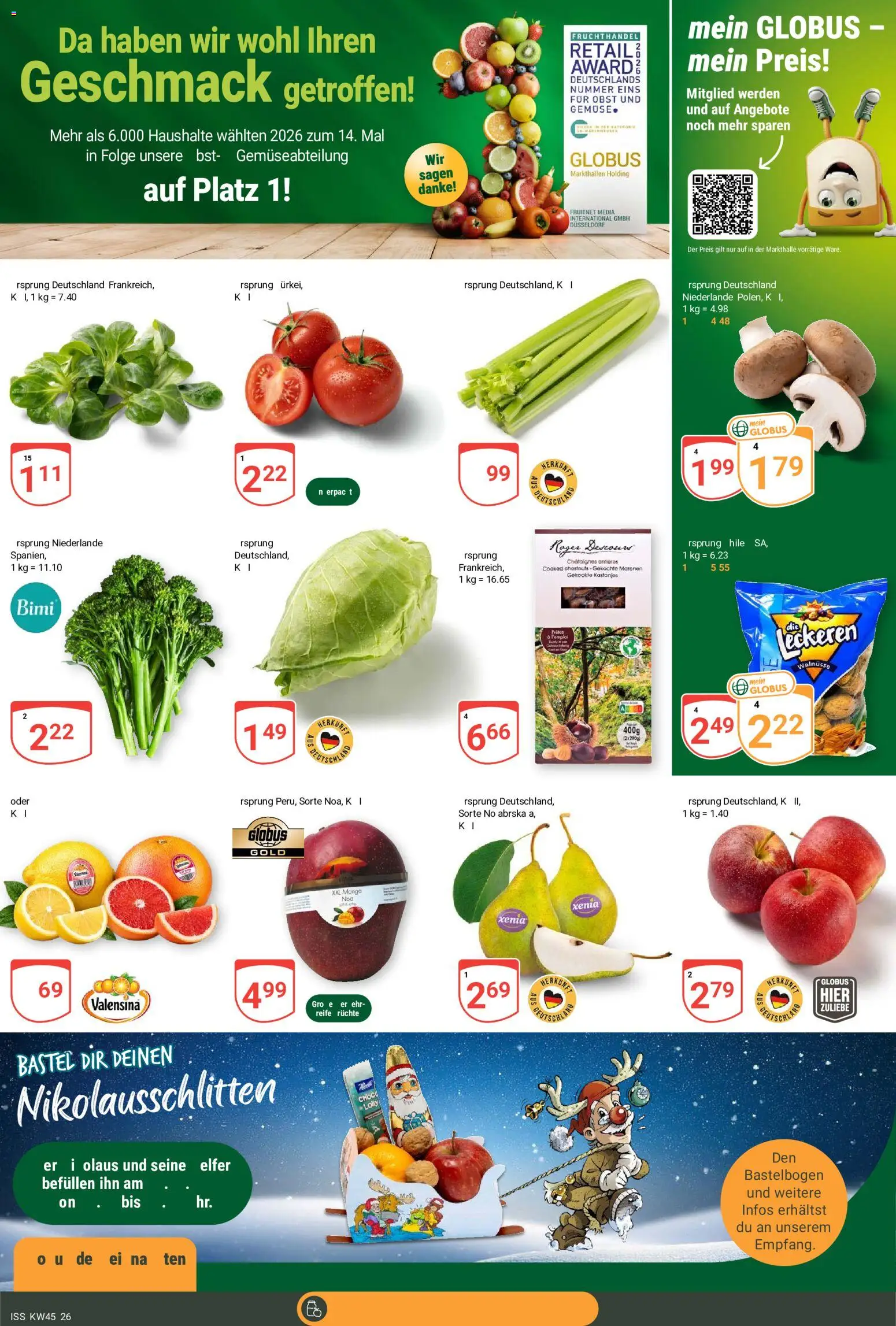 Globus Prospekt Prospekt in Deutschland