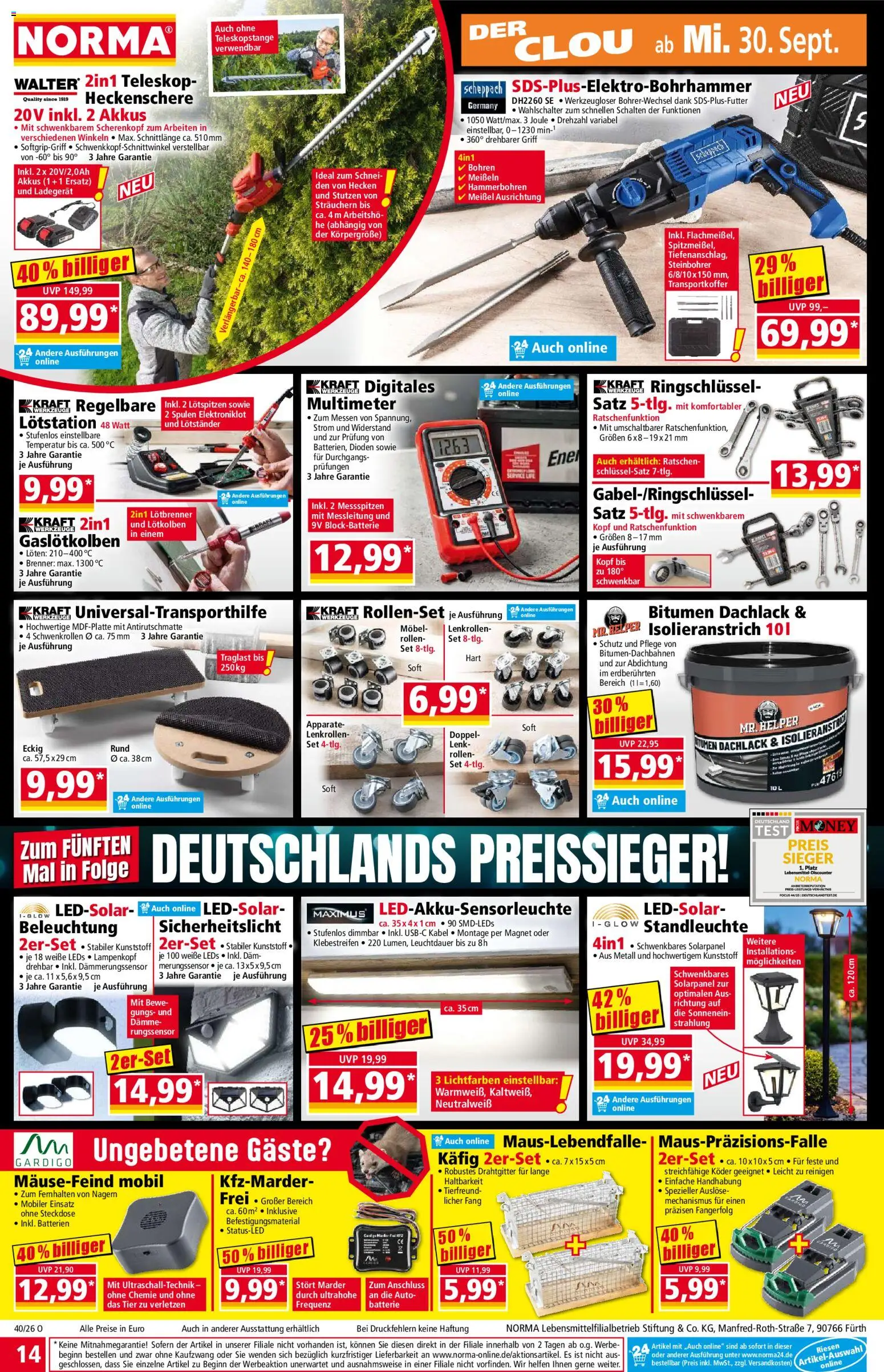 Norma Prospekt Prospekt in Deutschland