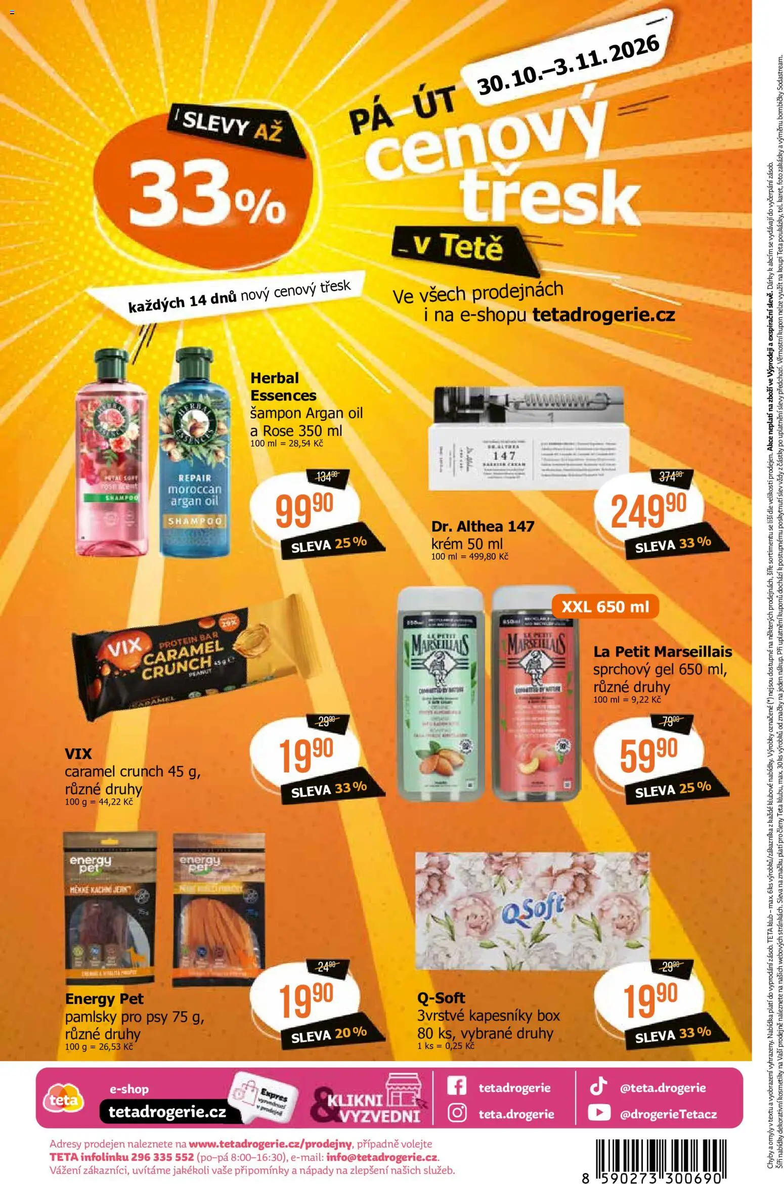 TETA Drogerie leták Leták in Česko