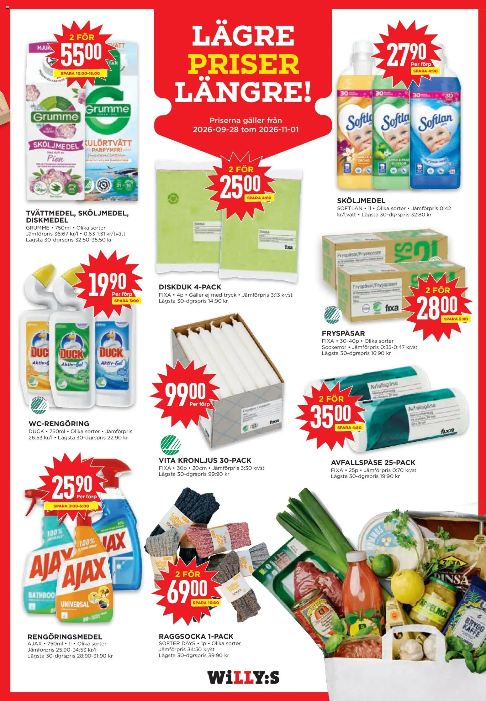 Willys erbjudanden Reklamblad in Sverige