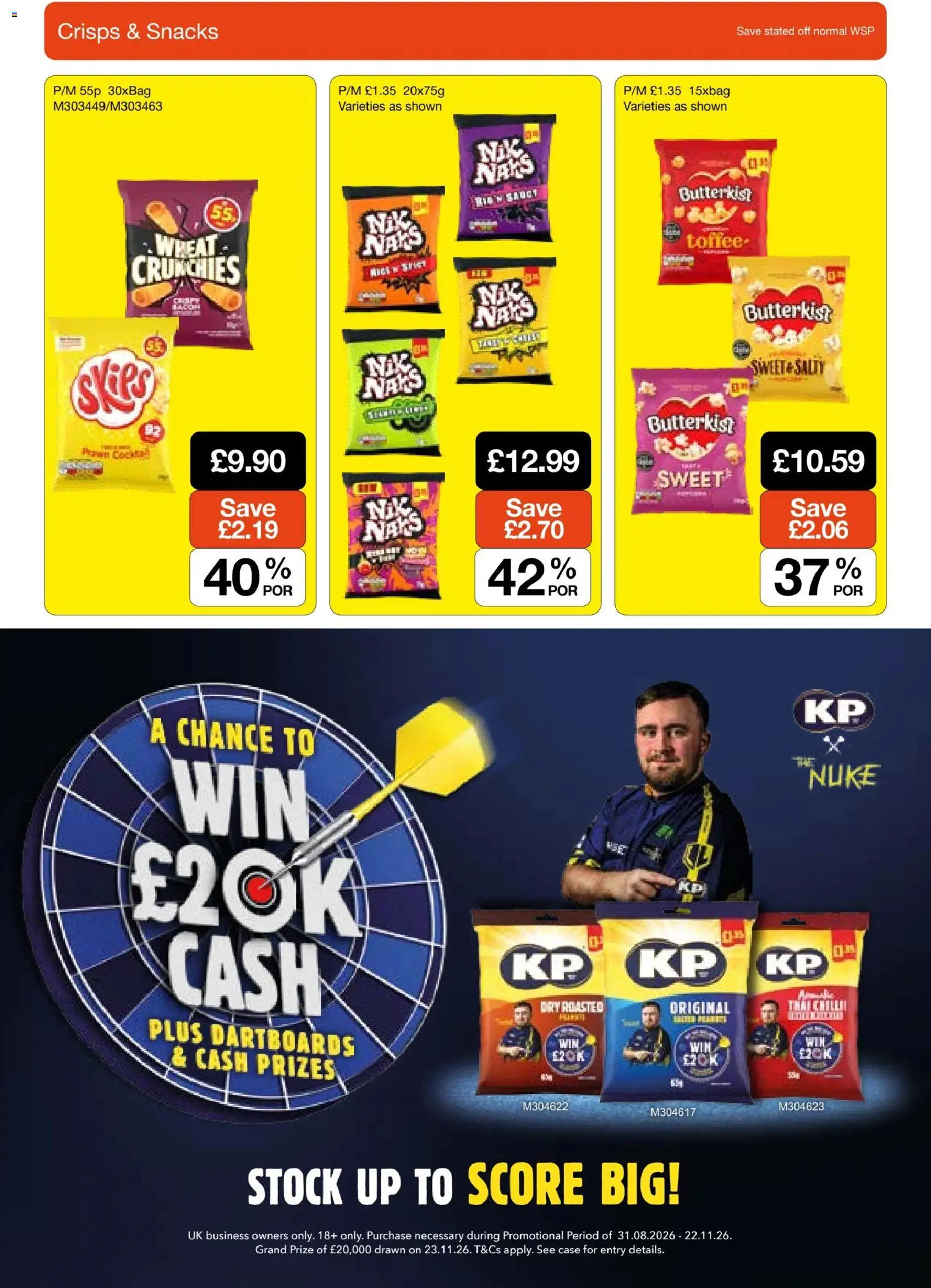 Booker Wholesale - NP9 National Promotions Leaflet in United Kingdom