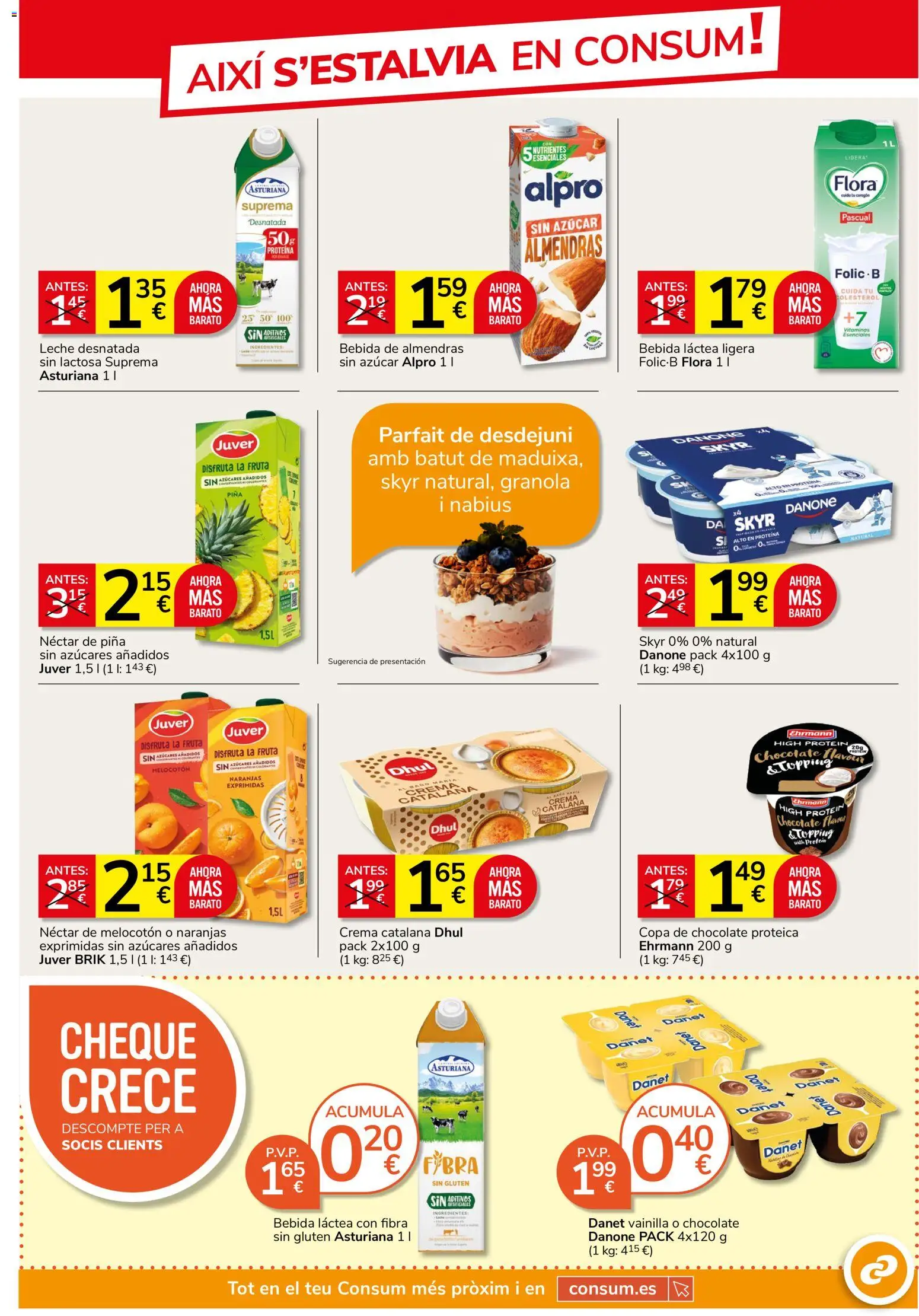 Consum - folleto Folleto in España