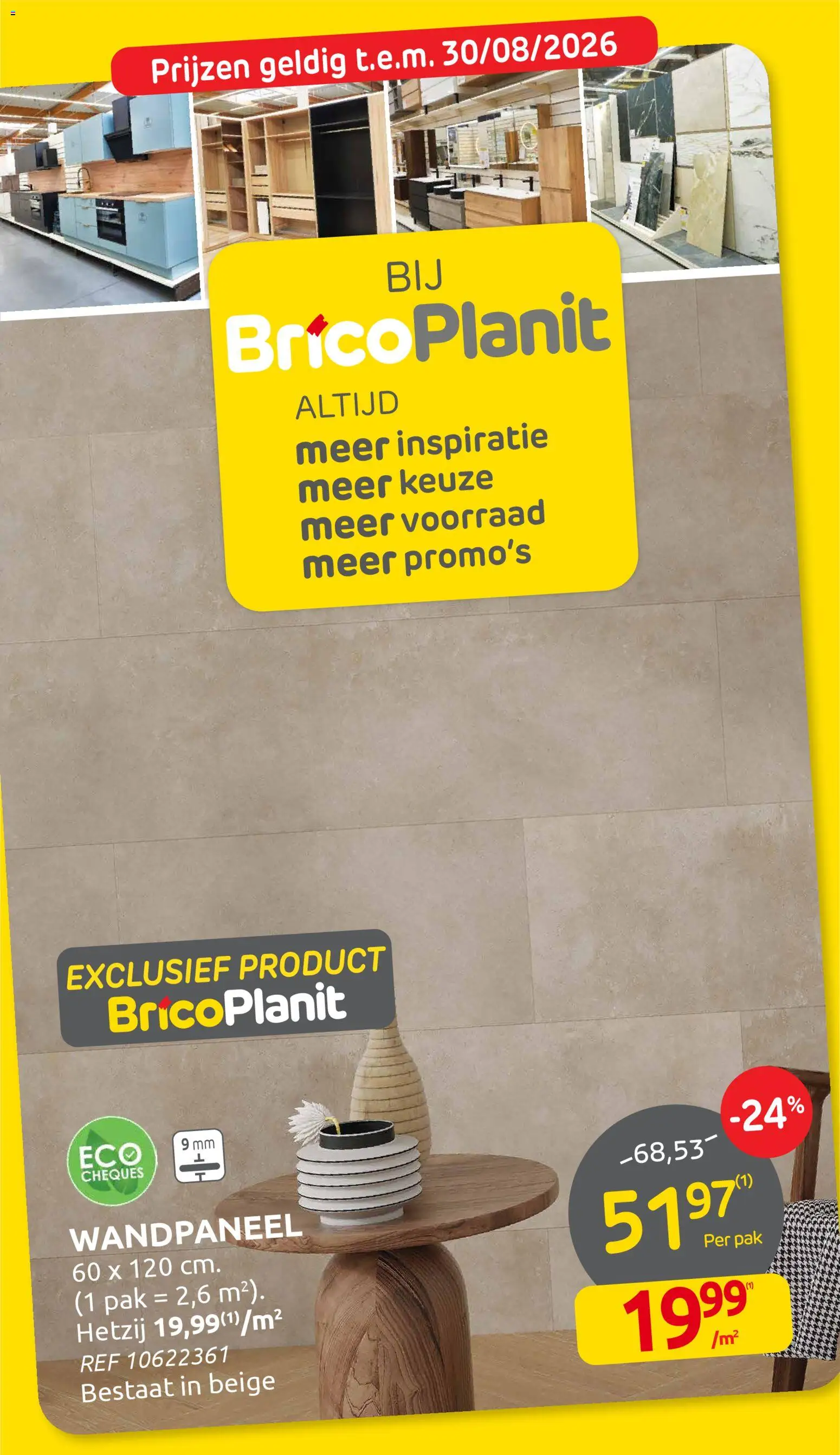 Nieuwe » Brico Plan-it folder van 01/07/2026 🤩  « is er! Ontdek geweldige aanbiedingen en bespaar. | België