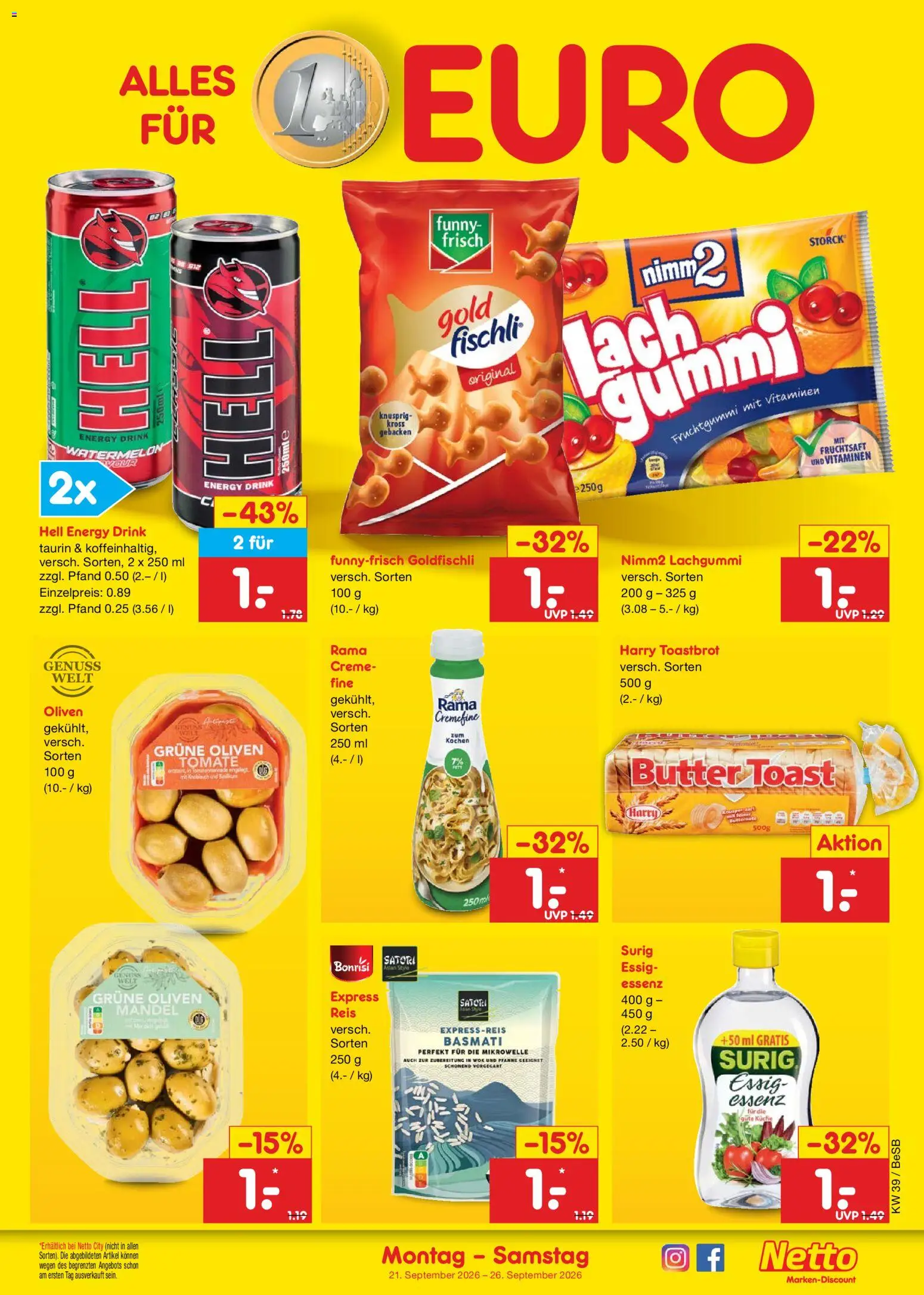 Netto Marken-Discount Prospekt Prospekt in Deutschland