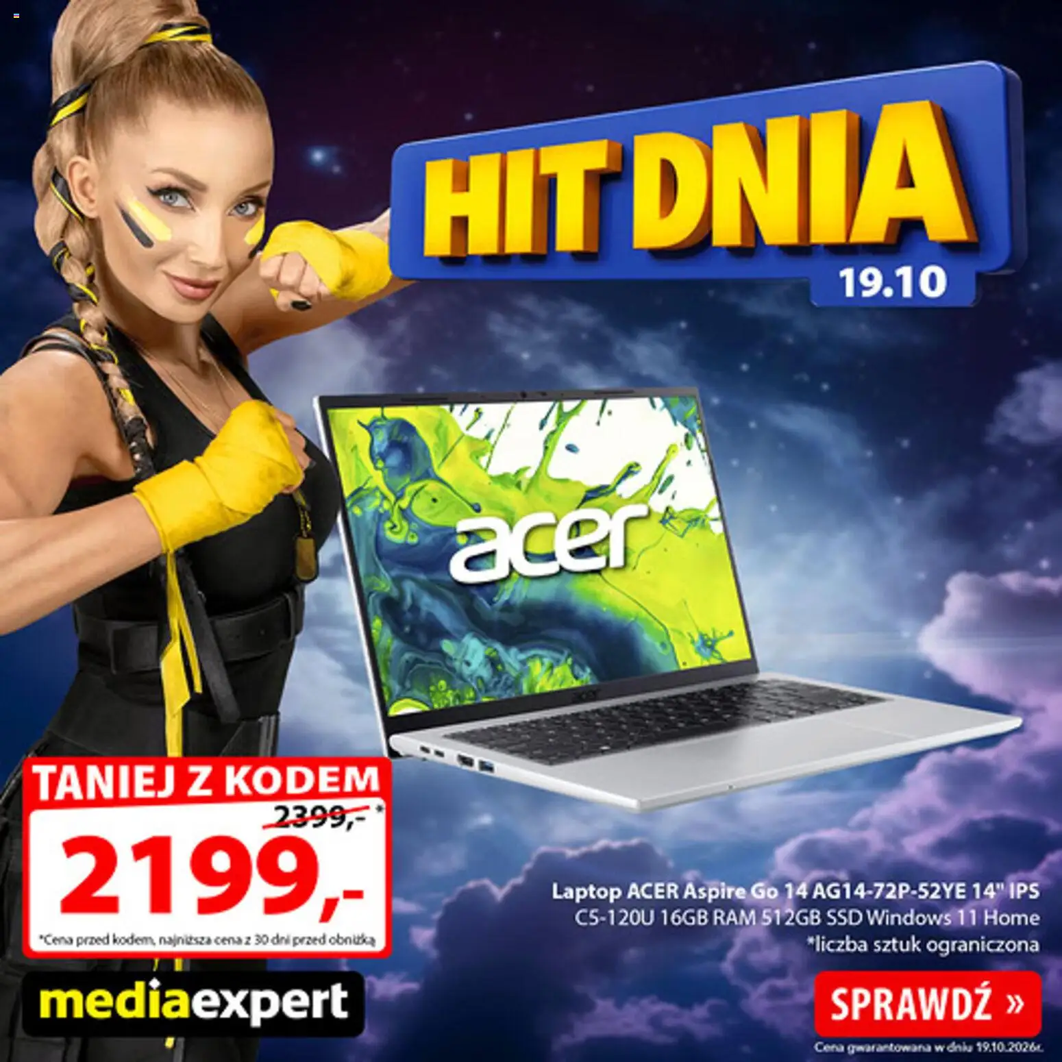 Mediaexpert promocje - Hit Dnia Gazetka in Polska