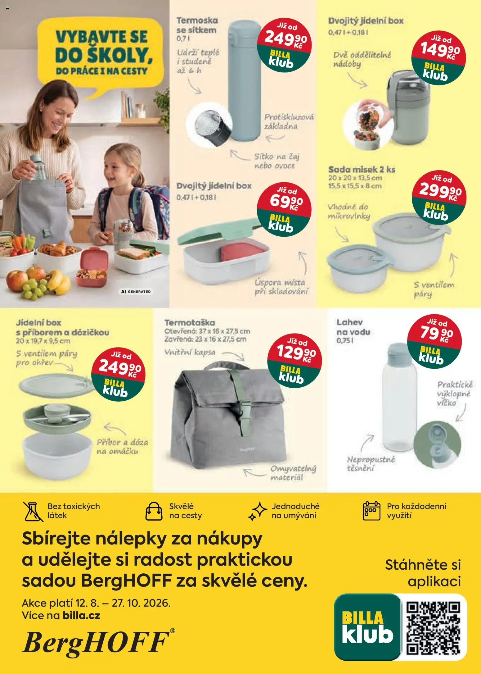 Billa Velký leták Leták in Česko
